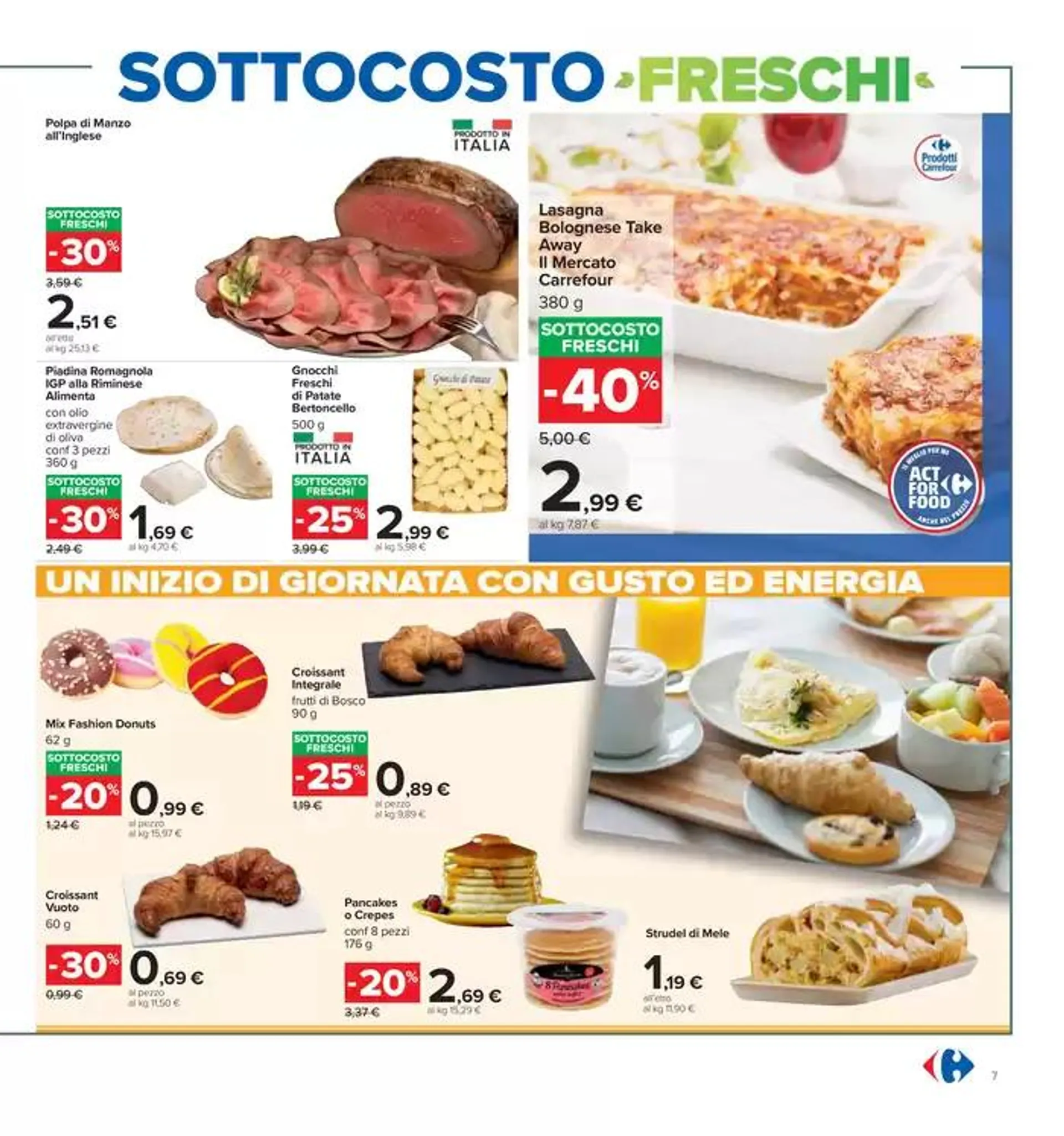 Sottocosto freschi  da 24 ottobre a 7 novembre di 2024 - Pagina del volantino 7