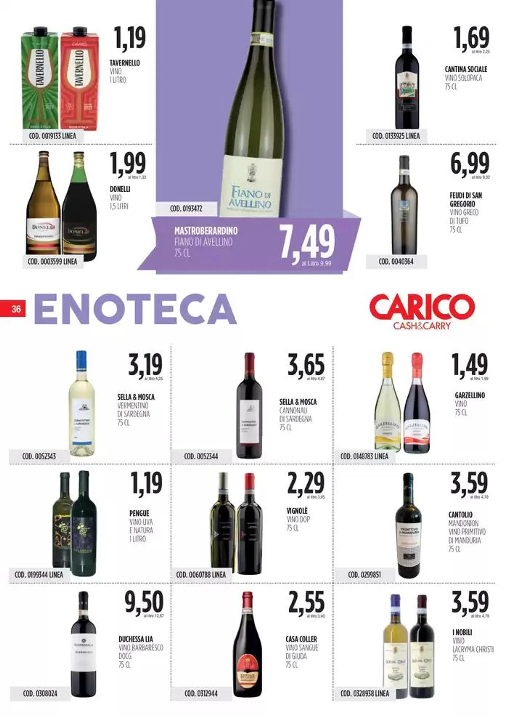 Offerte Carico Cash & Carry da 3 aprile a 21 aprile di 2025 - Pagina del volantino 36