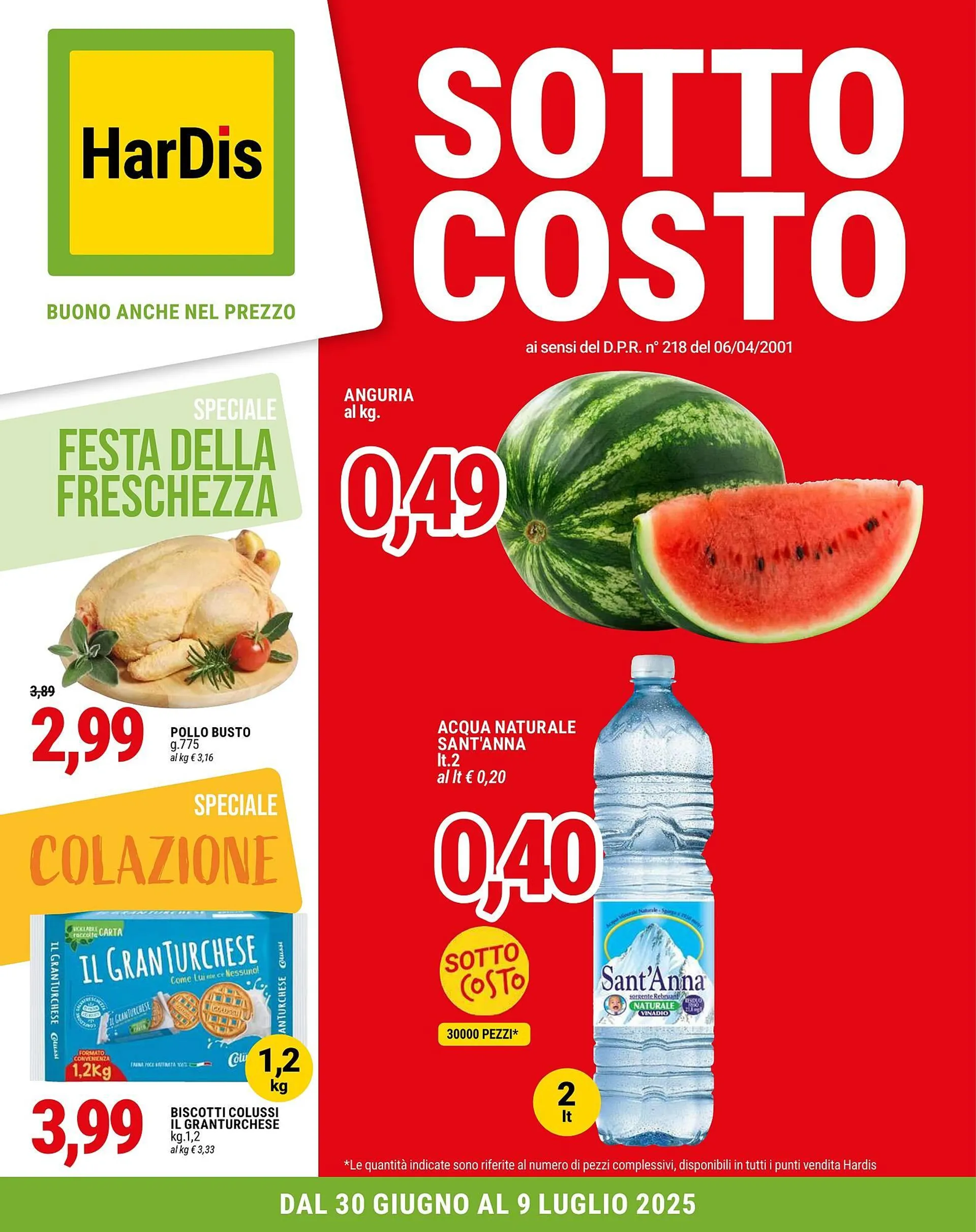 Volantino Hardis da 30 giugno a 9 luglio di 2025 - Pagina del volantino 1
