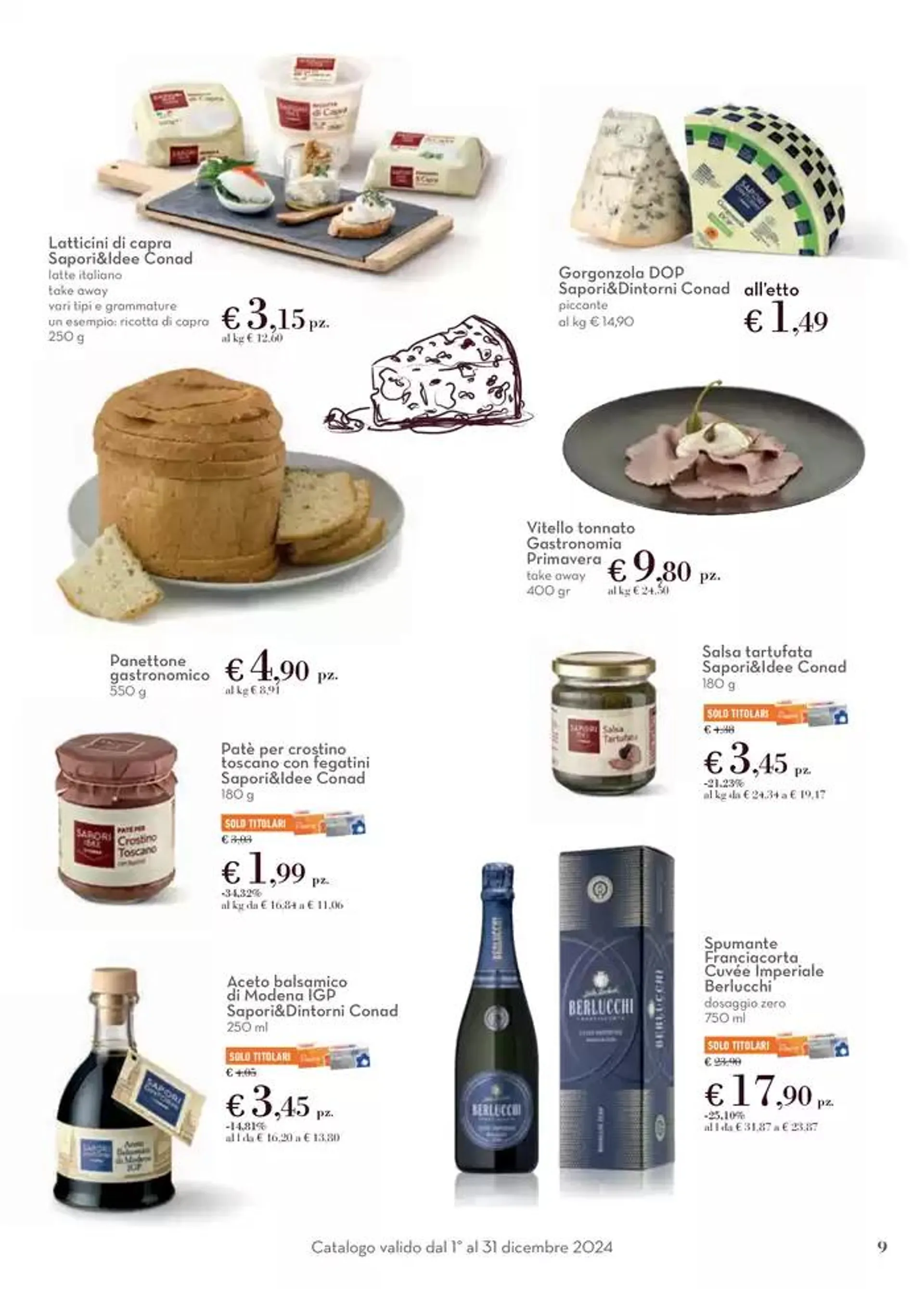 Catalogo Sapori & Natale da 1 dicembre a 31 dicembre di 2024 - Pagina del volantino 9