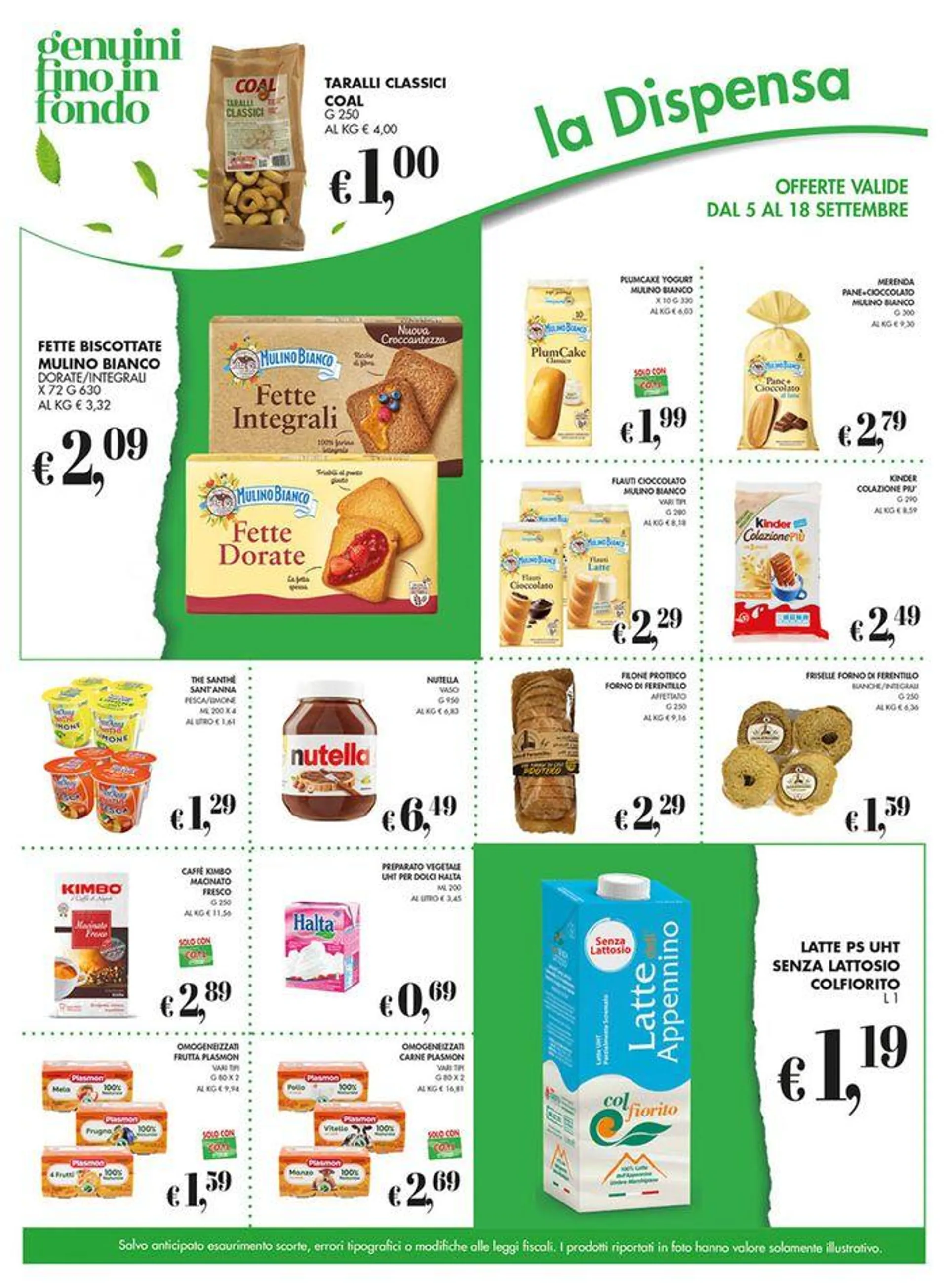 Offerte valide dal 5 al 18 settembre. - 13