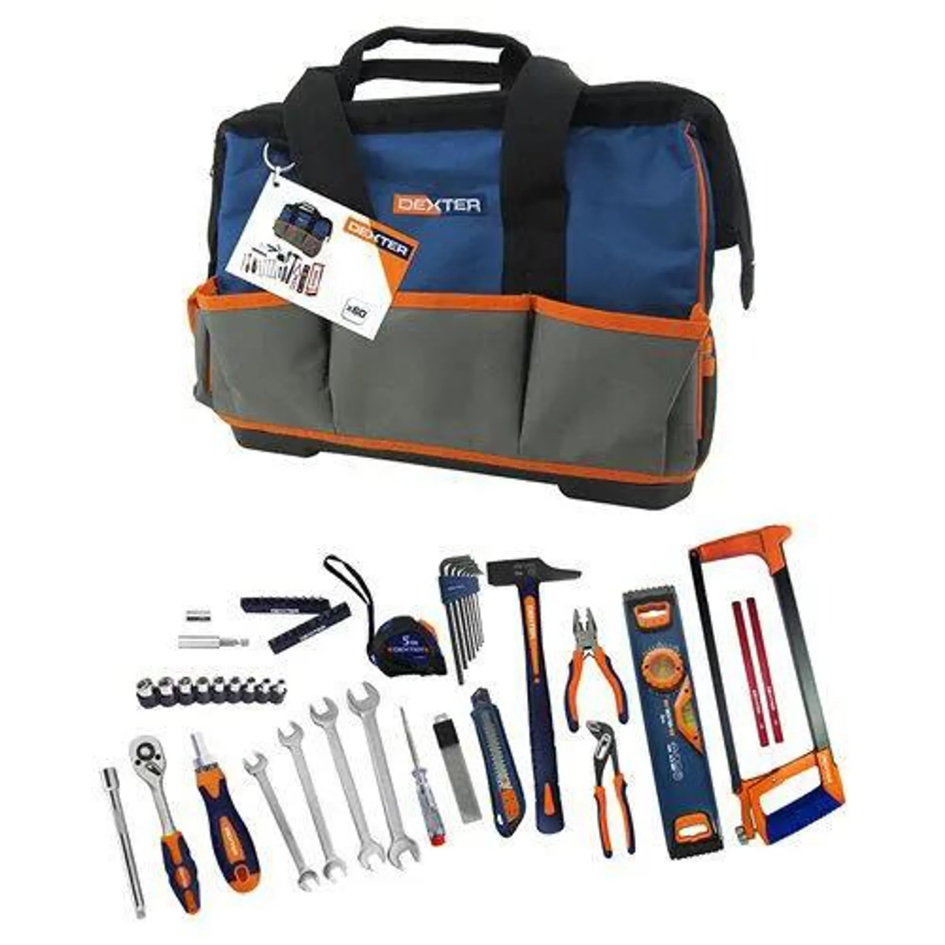 Kit di utensili assortiti DEXTER 35555975, 60 pezzi