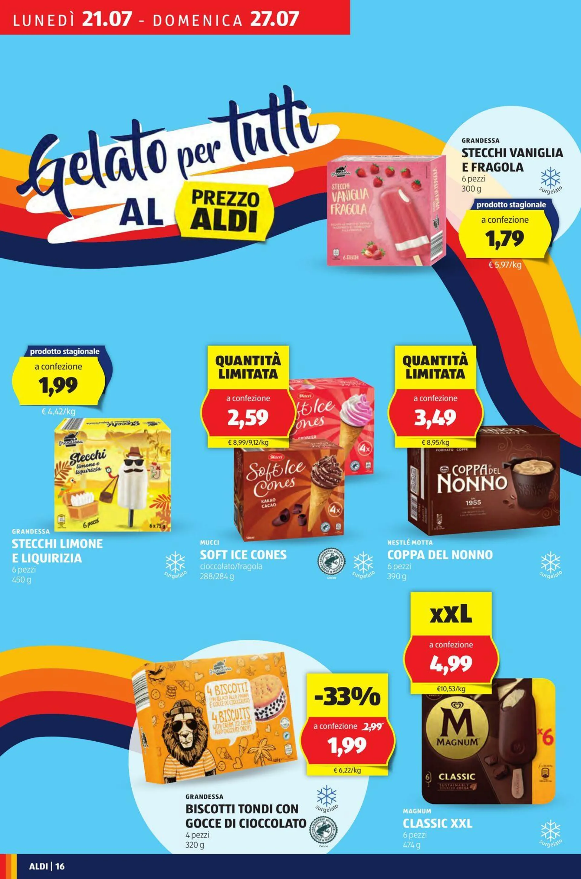 Aldi Volantino attuale da 21 luglio a 27 luglio di 2025 - Pagina del volantino 16