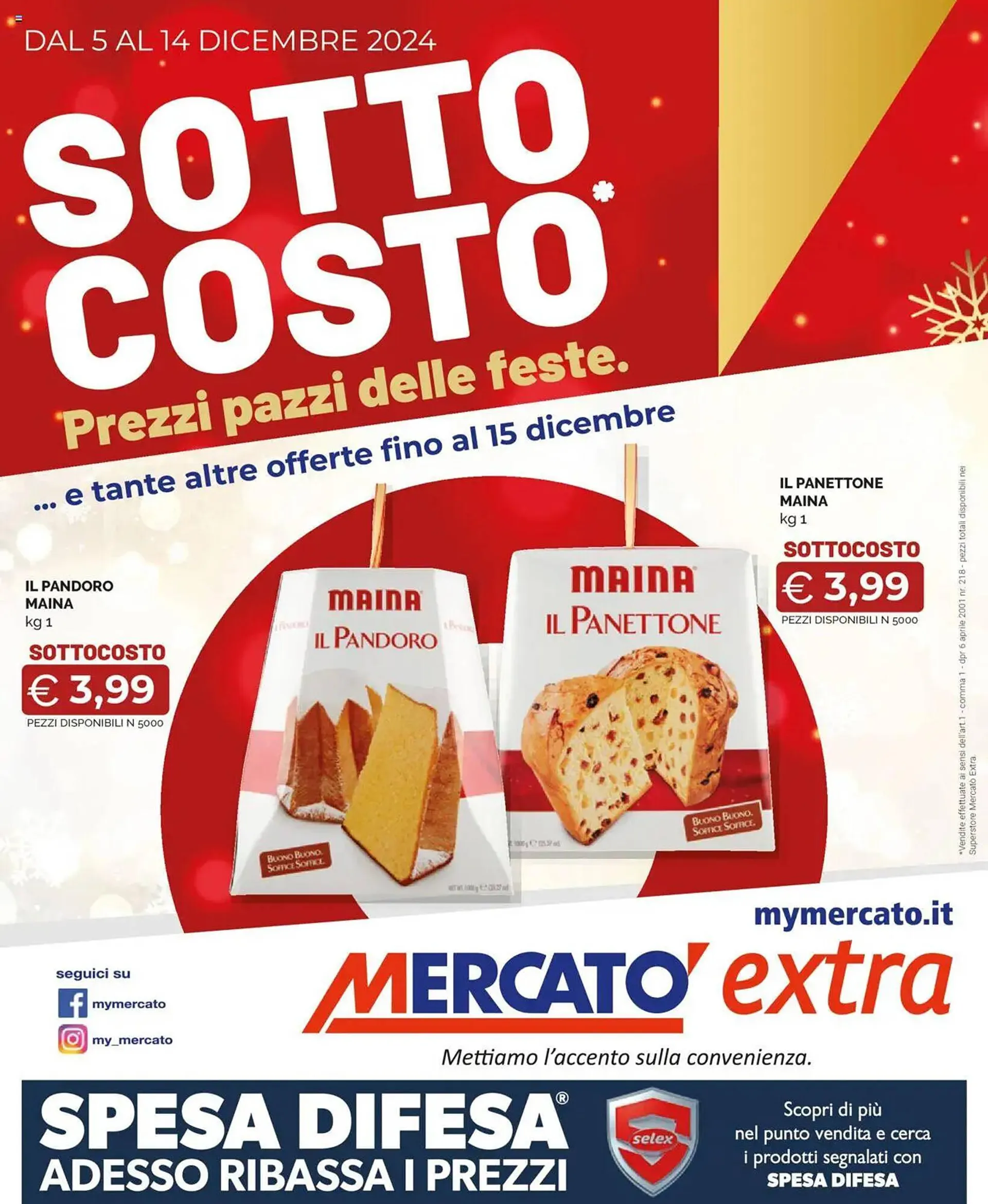 Volantino Mercatò Extra - 1