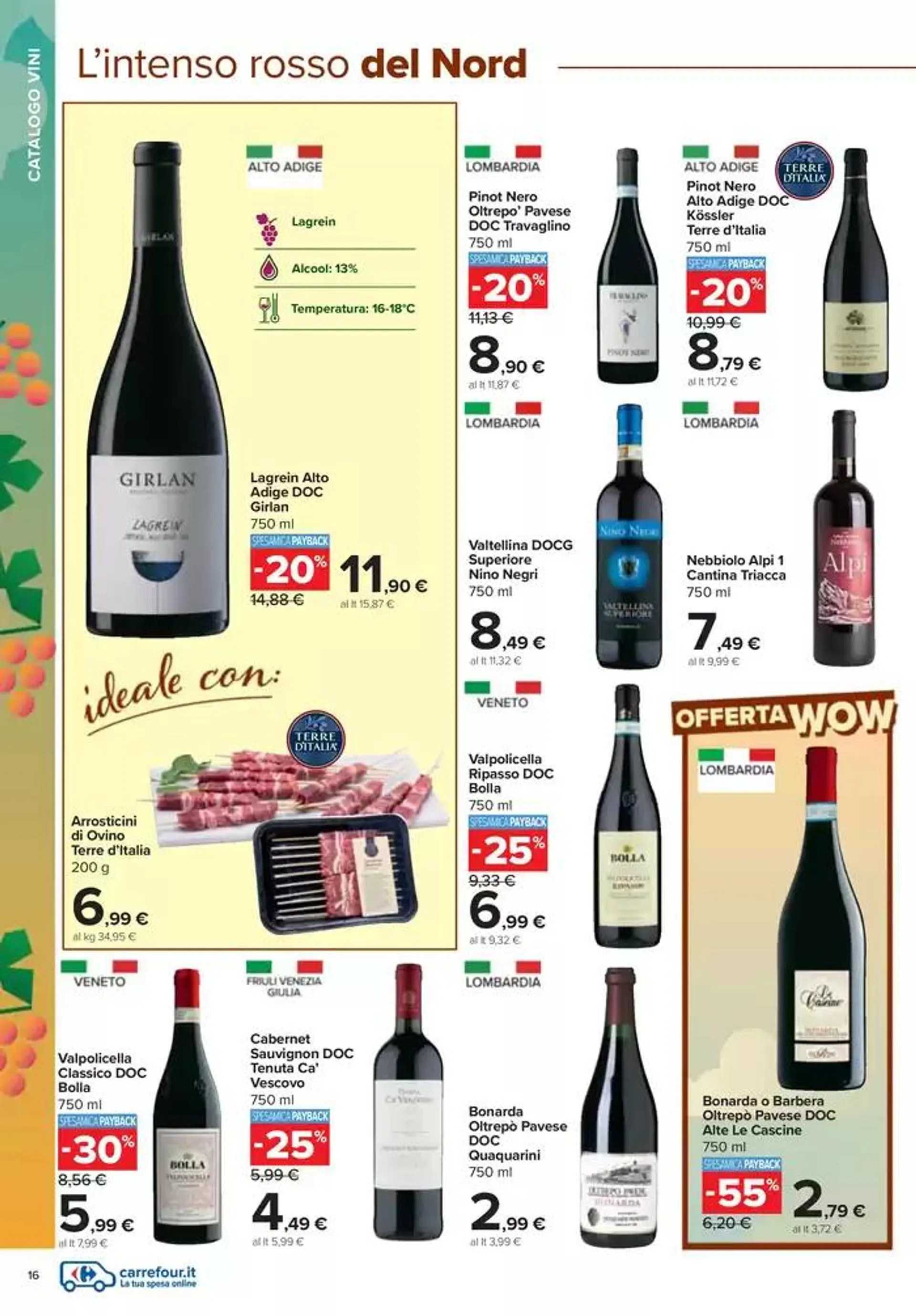 Catalogo vini da 7 ottobre a 10 novembre di 2024 - Pagina del volantino 16