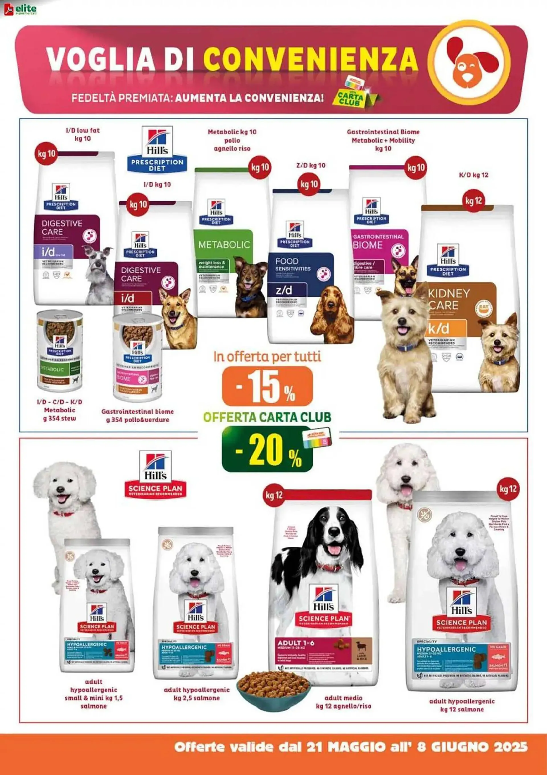 Volantino Elite Pet da 21 maggio a 8 giugno di 2025 - Pagina del volantino 21