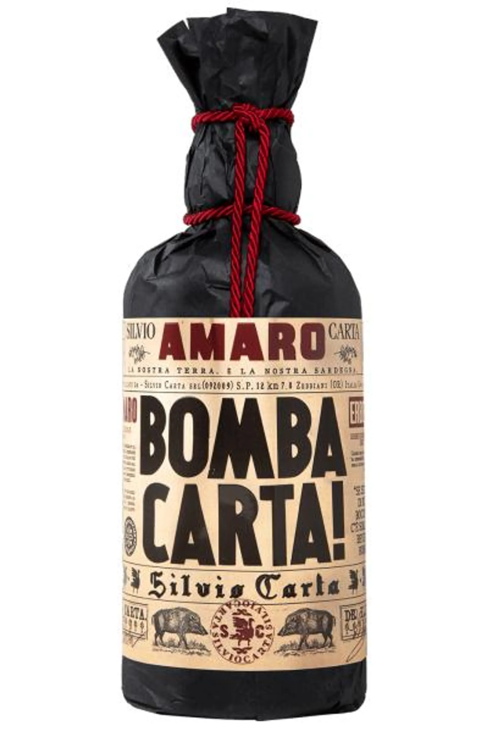 Amaro Bomba Carta! Silvio Carta 70cl