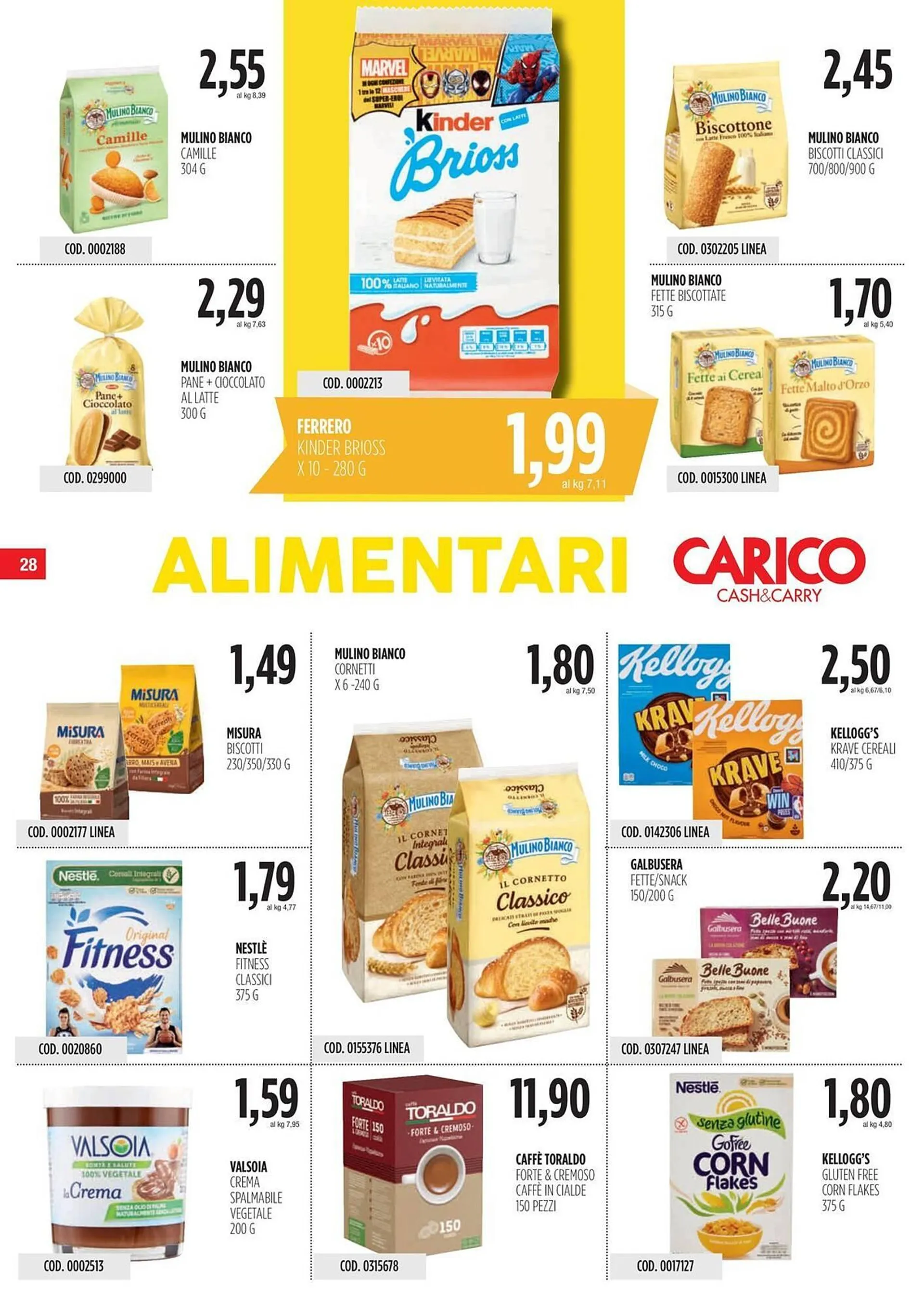 Volantino Carico Cash & Carry da 9 maggio a 22 maggio di 2024 - Pagina del volantino 28