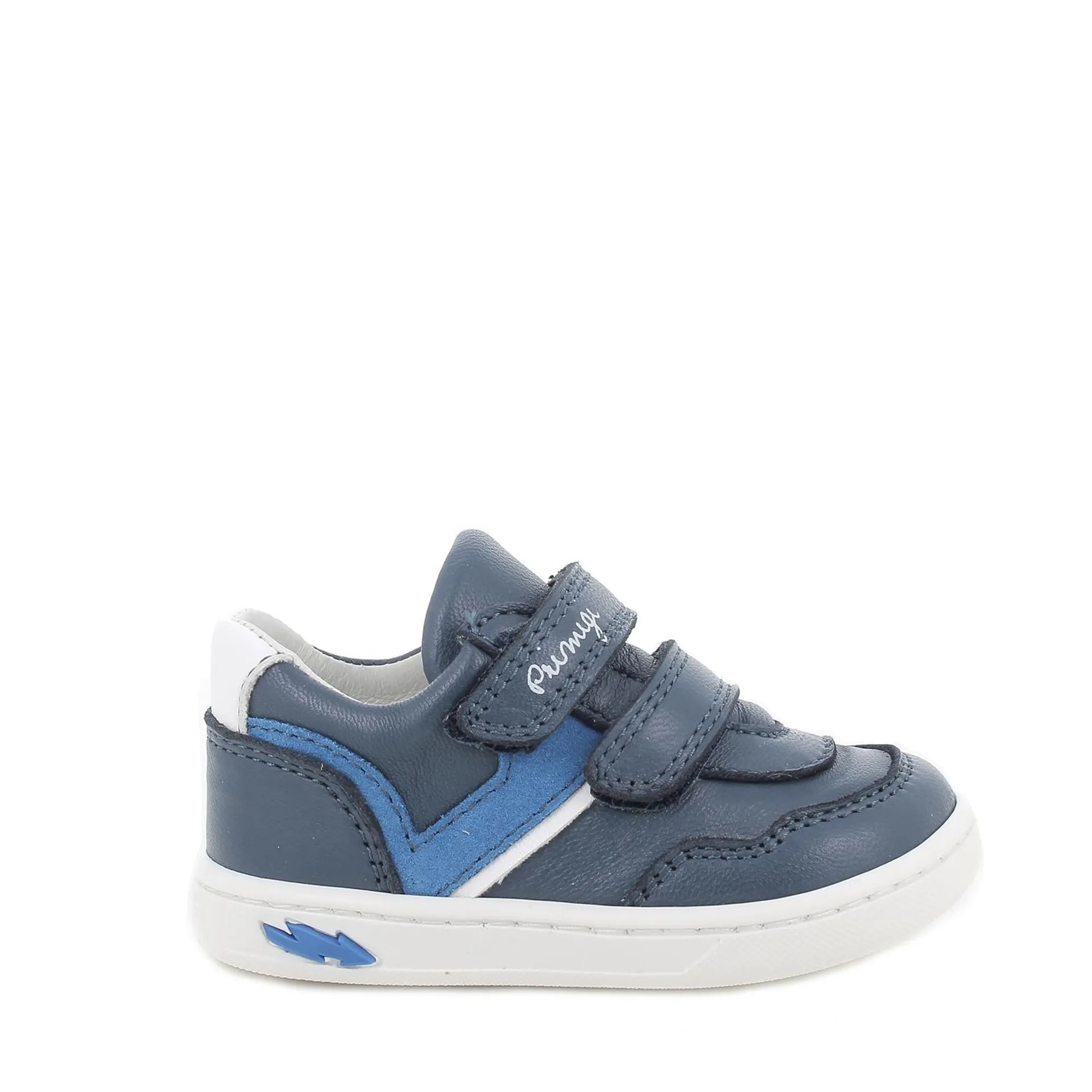 Scarpe in pelle da bambino navy-oceano