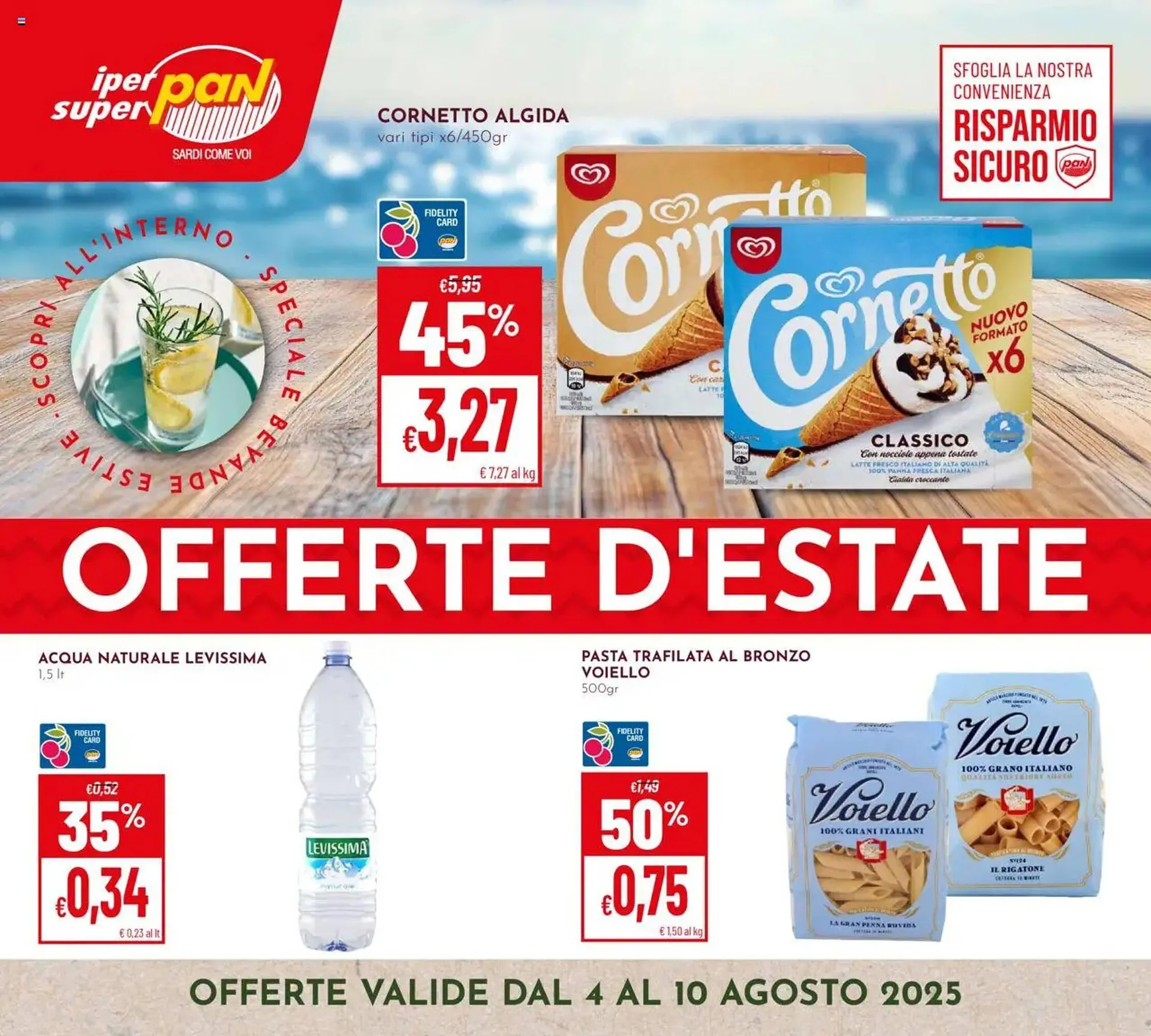 Volantino Pan da 4 agosto a 10 agosto di 2025 - Pagina del volantino 1