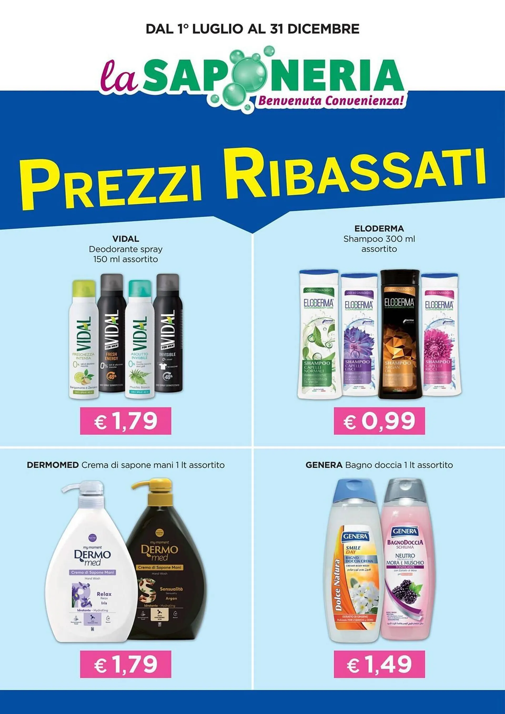 Volantino La Saponeria da 3 luglio a 31 dicembre di 2025 - Pagina del volantino 1