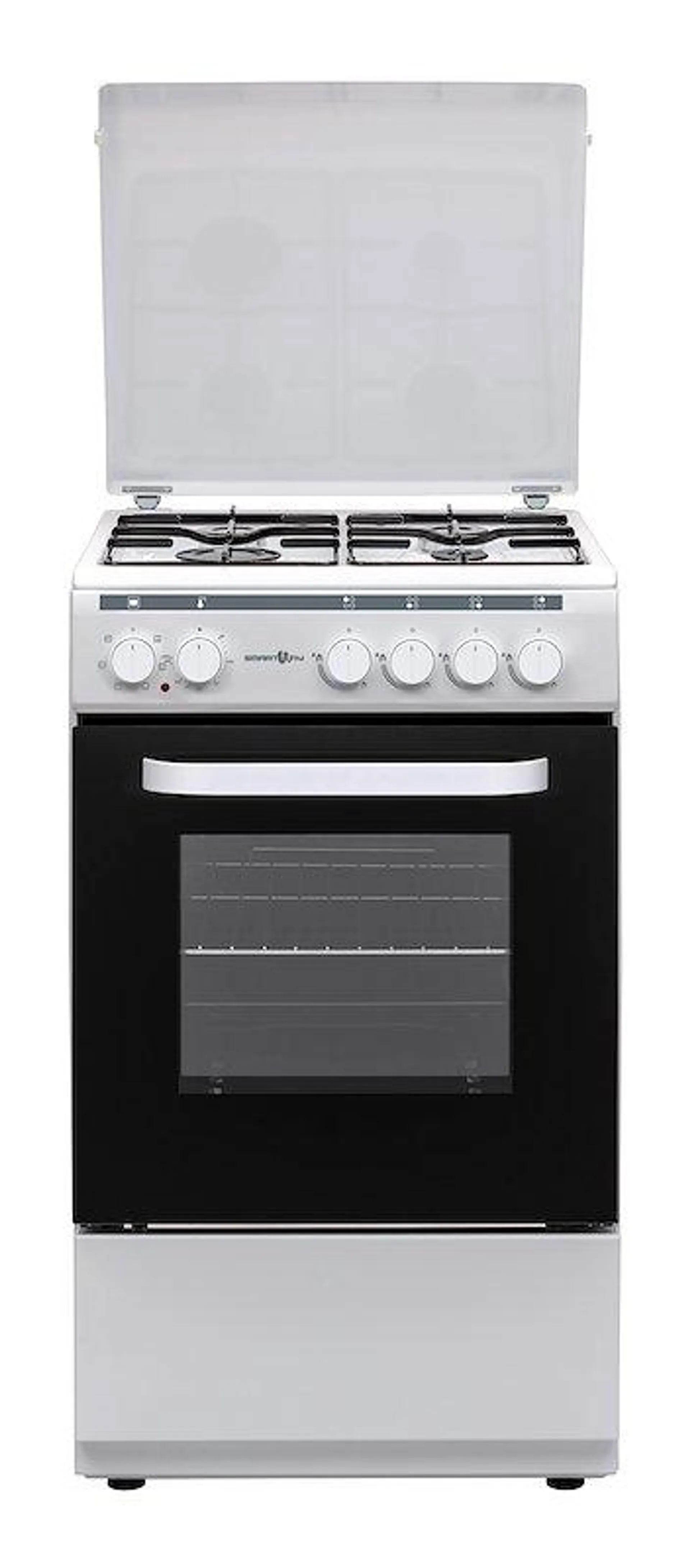 Smartway Cucina con forno elettrico Vscg55el Bianco