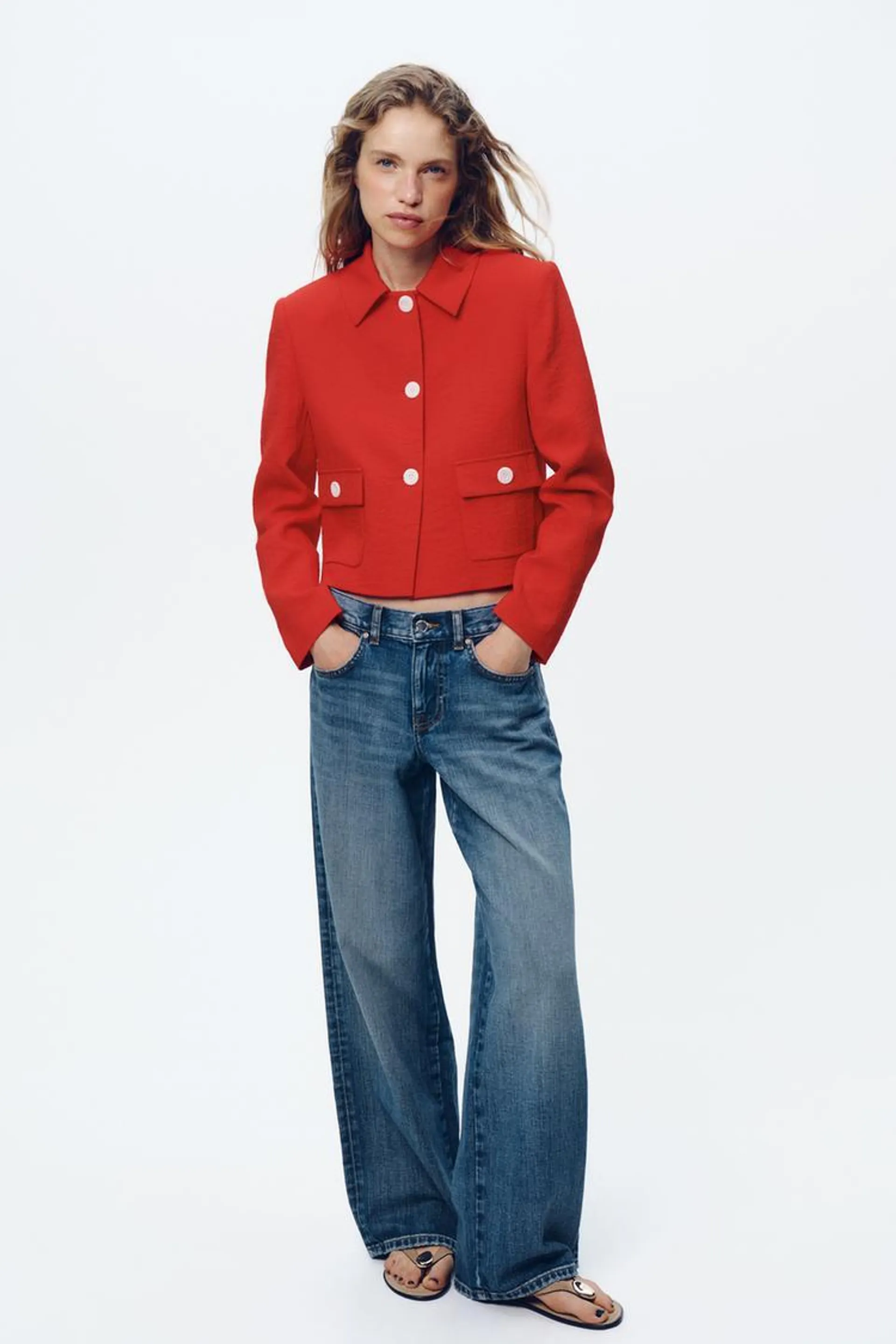 BLAZER SEMPLICE CON SPALLINE