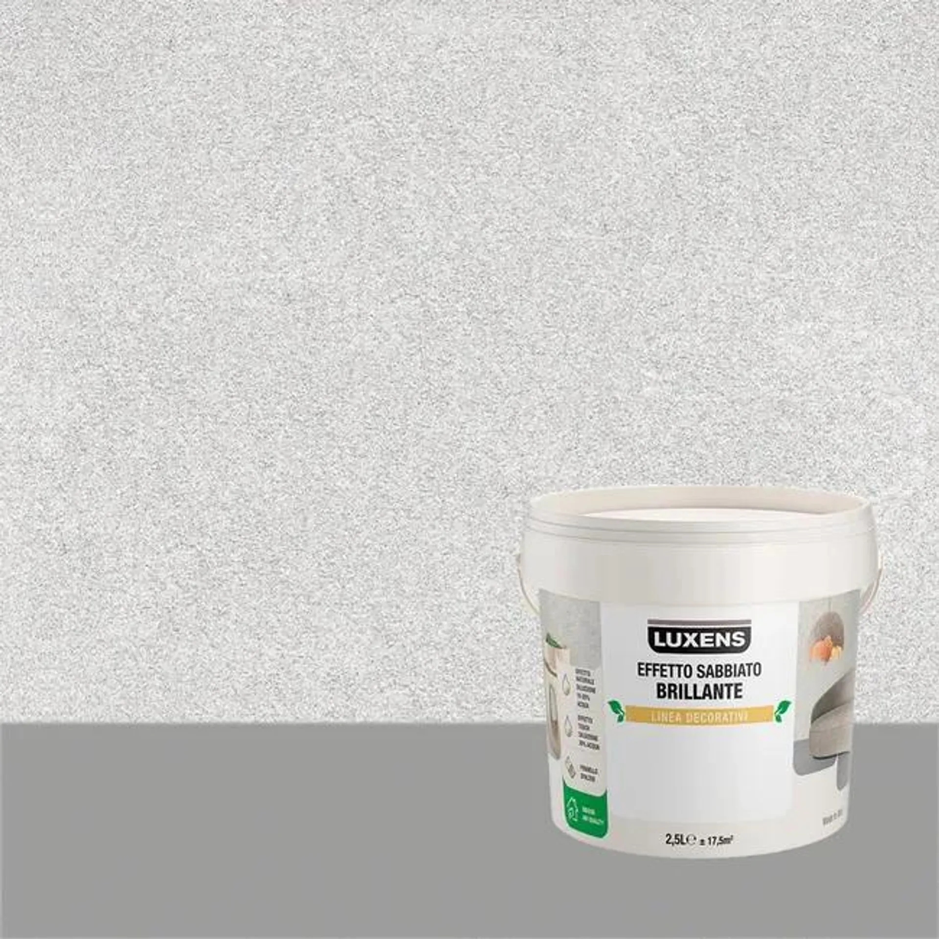 Pittura decorativa LUXENS sabbiato bianco polaris 2.5 l