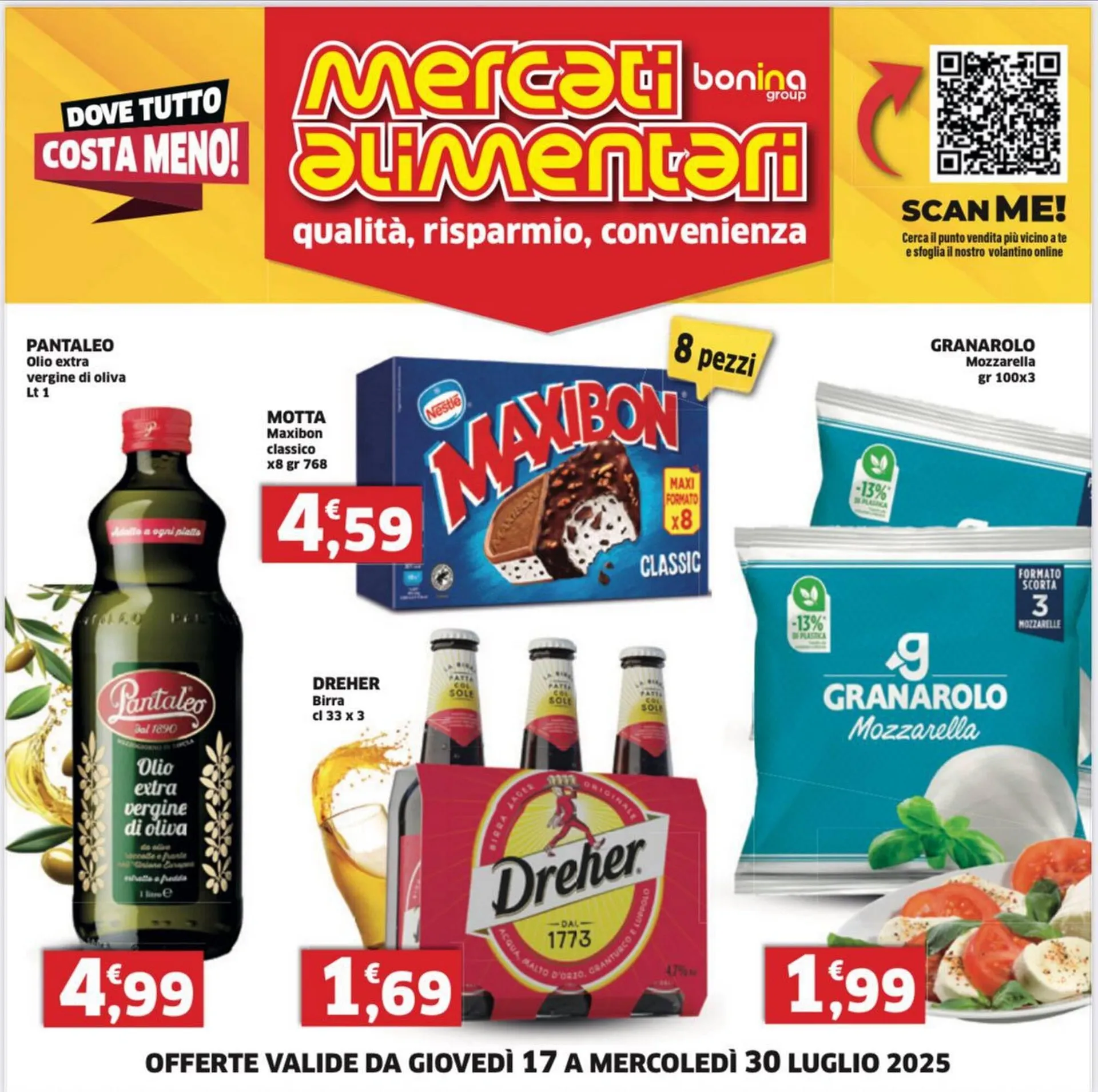 Volantino Mercati Alimentari da 17 luglio a 30 luglio di 2025 - Pagina del volantino 1