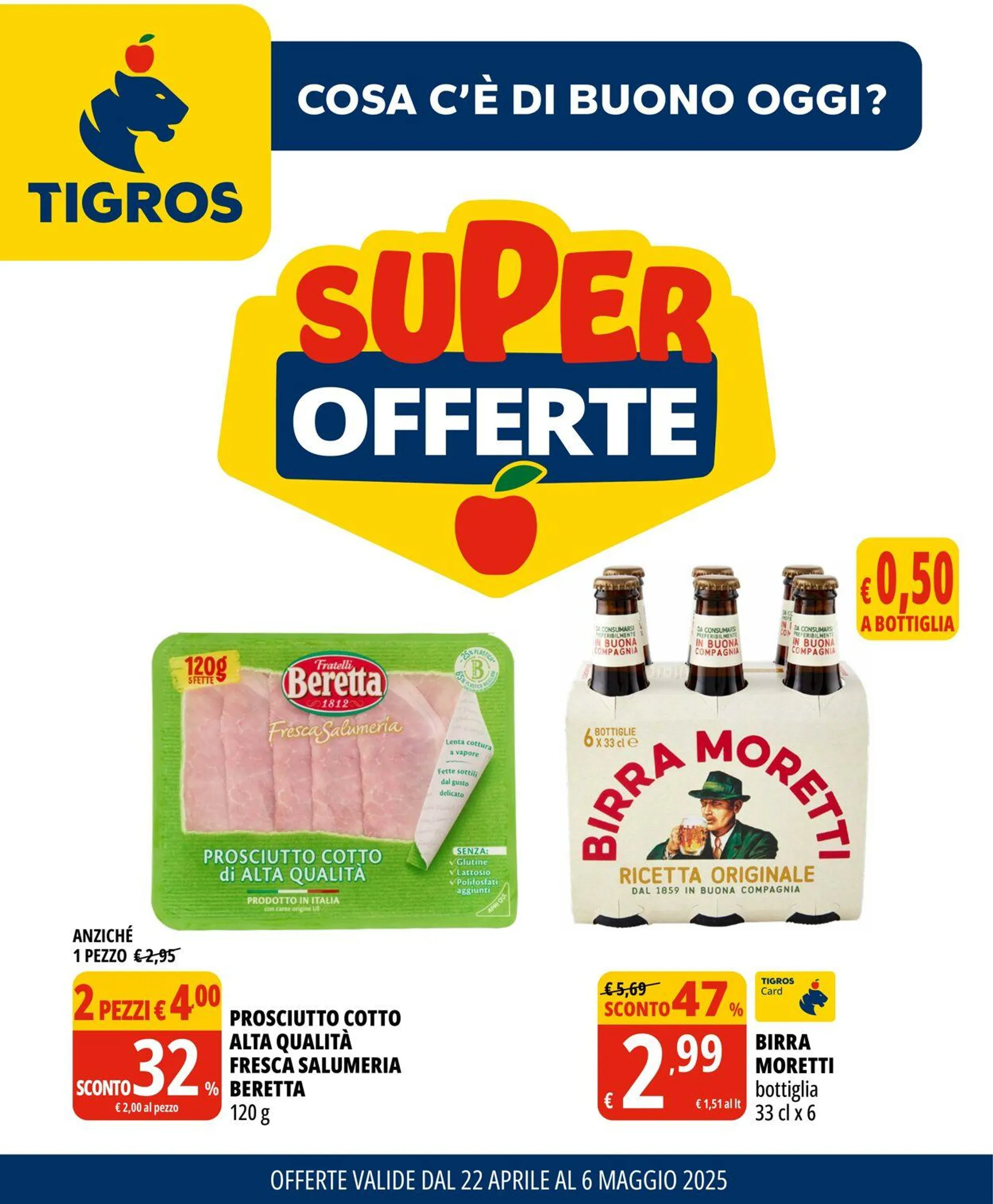 Tigros Volantino attuale da 5 maggio a 19 maggio di 2025 - Pagina del volantino 1