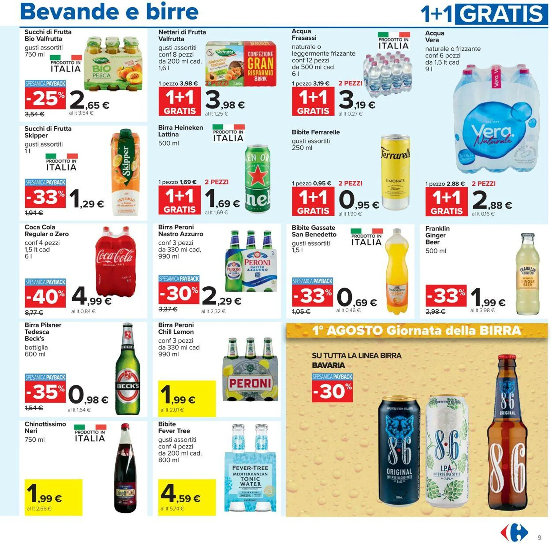 Carrefour Volantino attuale da 24 luglio a 6 agosto di 2025 - Pagina del volantino 9