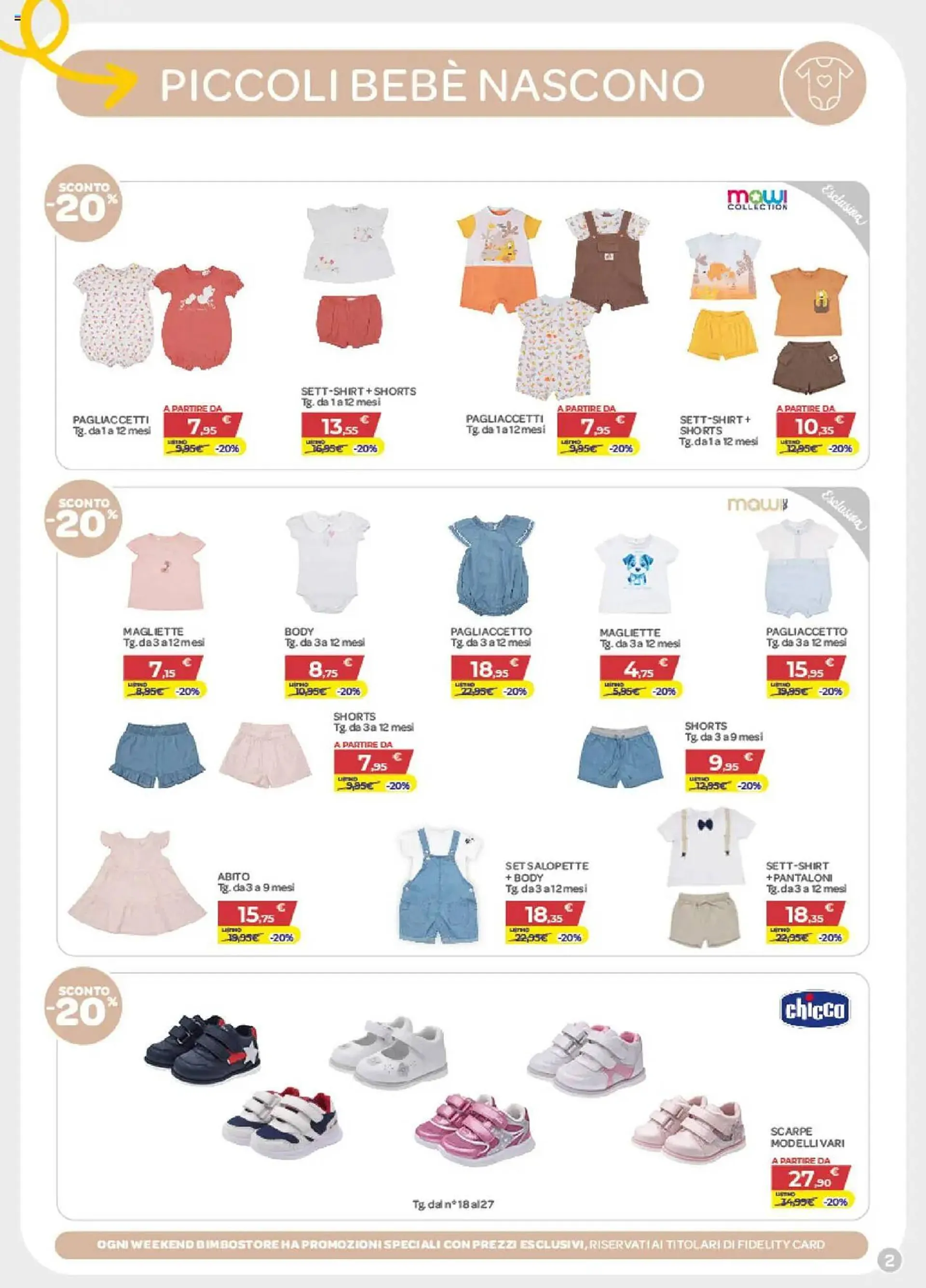 Volantino Bimbo Store da 4 aprile a 29 aprile di 2025 - Pagina del volantino 2