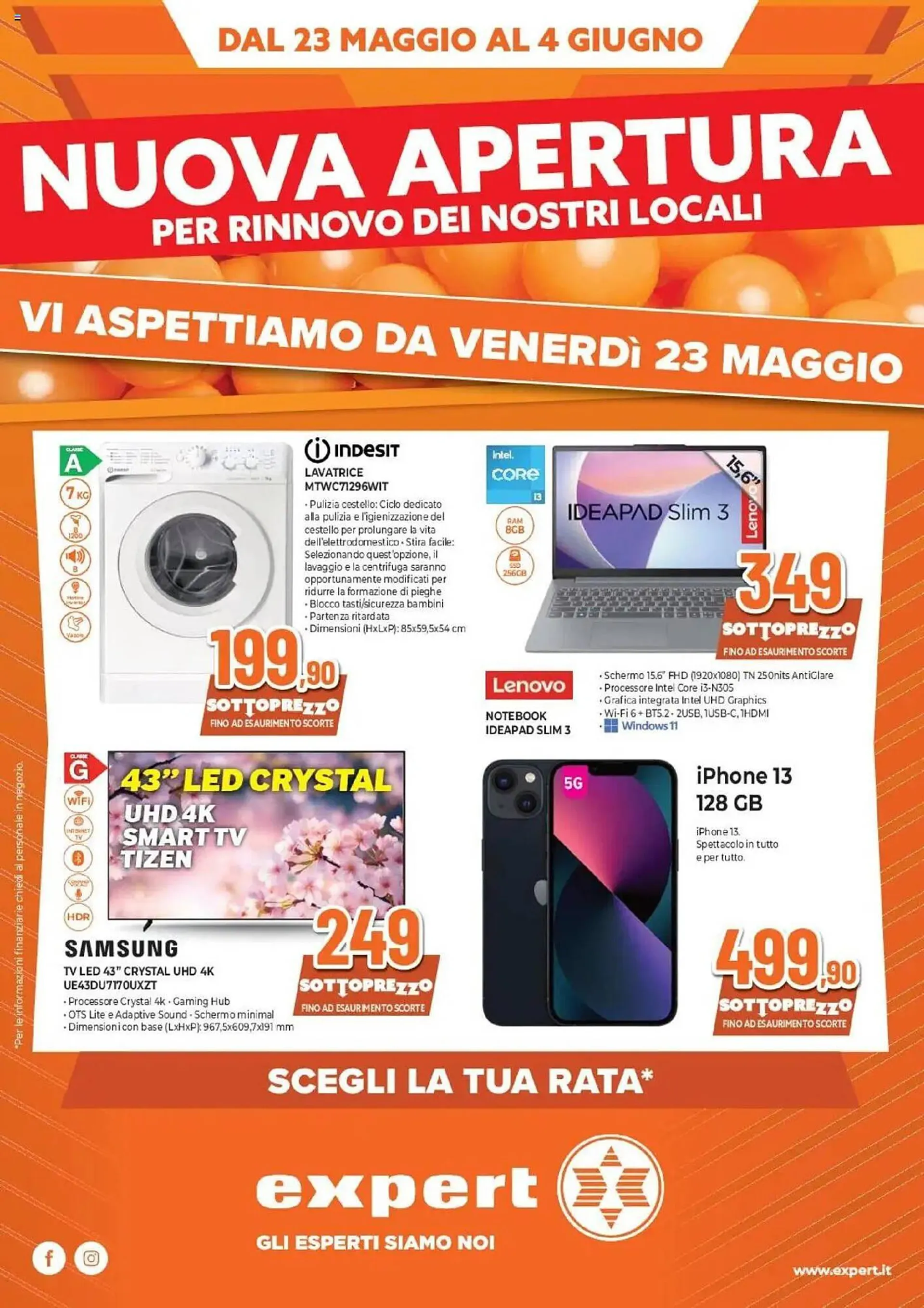 Volantino Expert da 23 maggio a 4 giugno di 2025 - Pagina del volantino 1