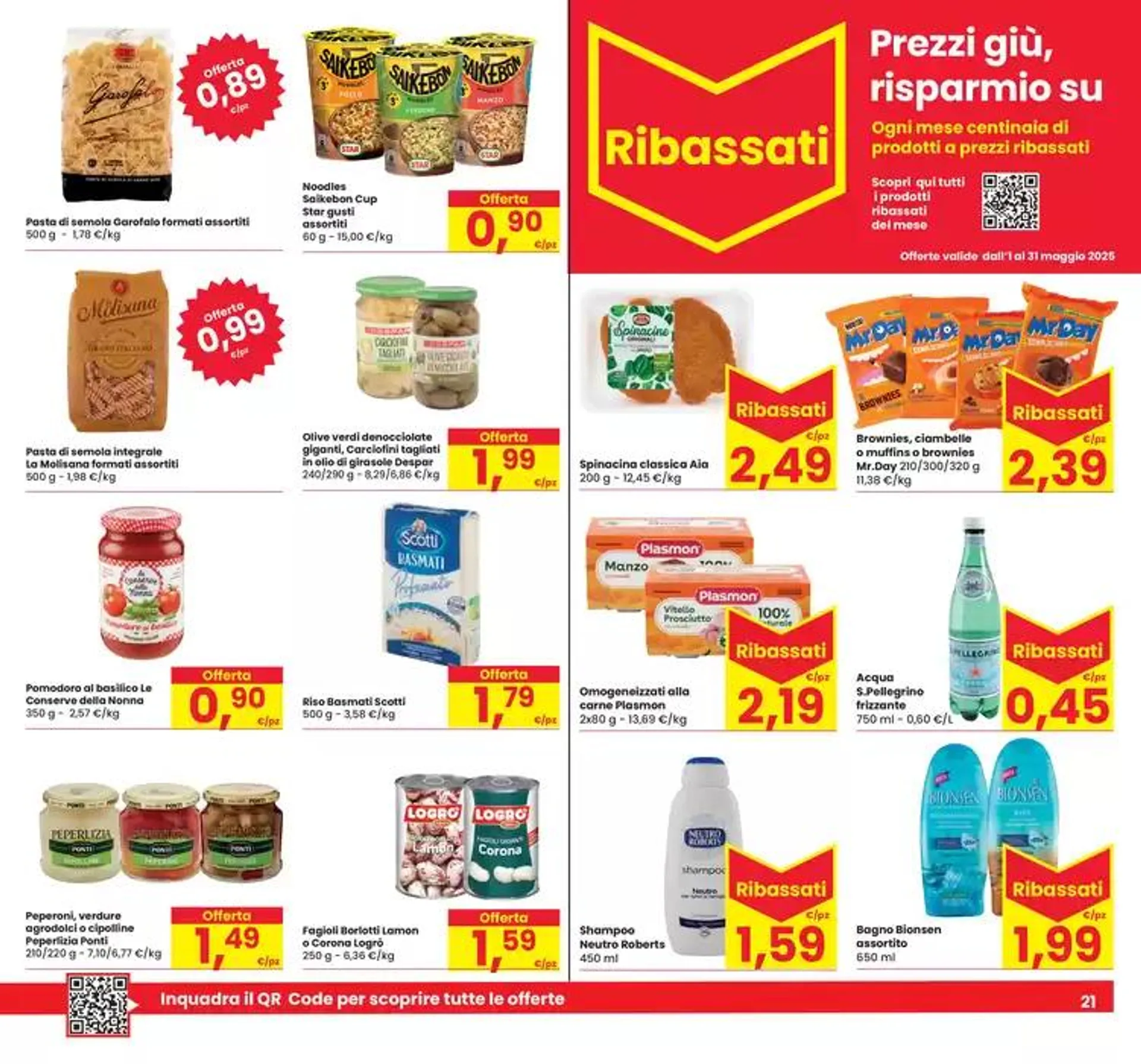  SCONTI FINO AL 40% da 28 aprile a 14 maggio di 2025 - Pagina del volantino 21