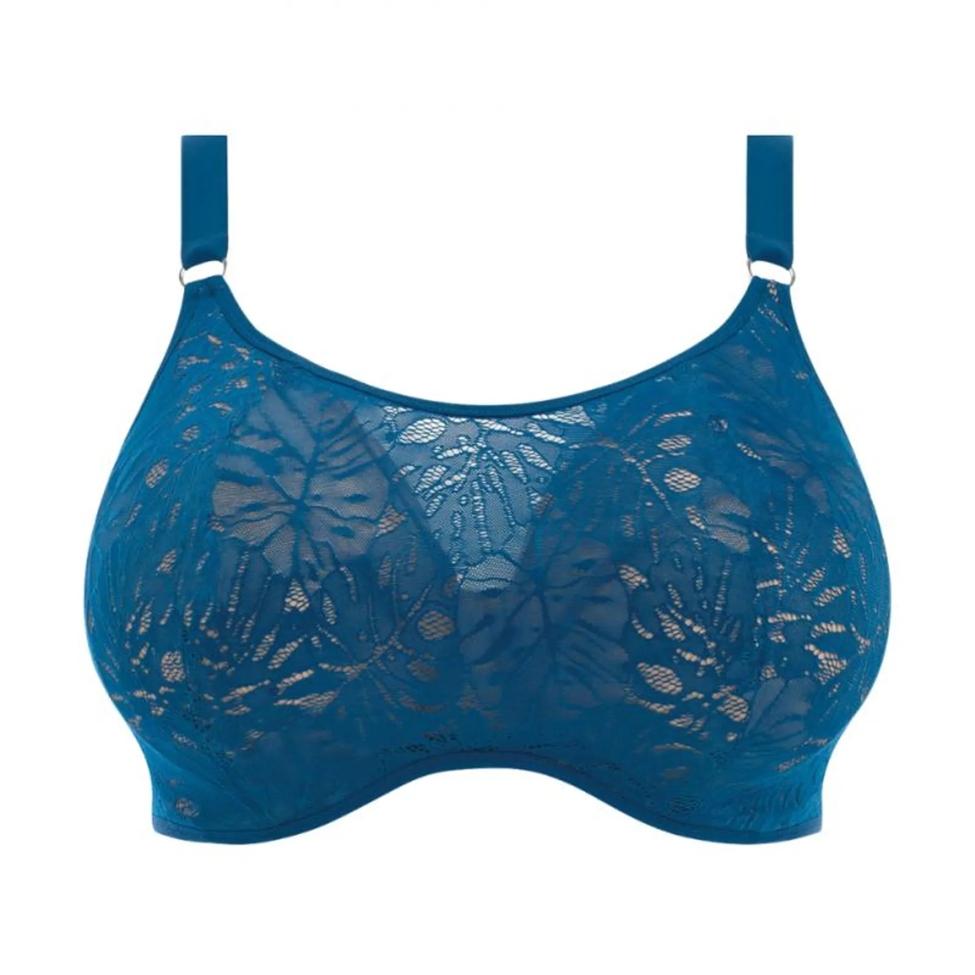 EL-EL300524PEO - Bralette con ferretto Kelsey speciale seno abbondante - blu petrolio