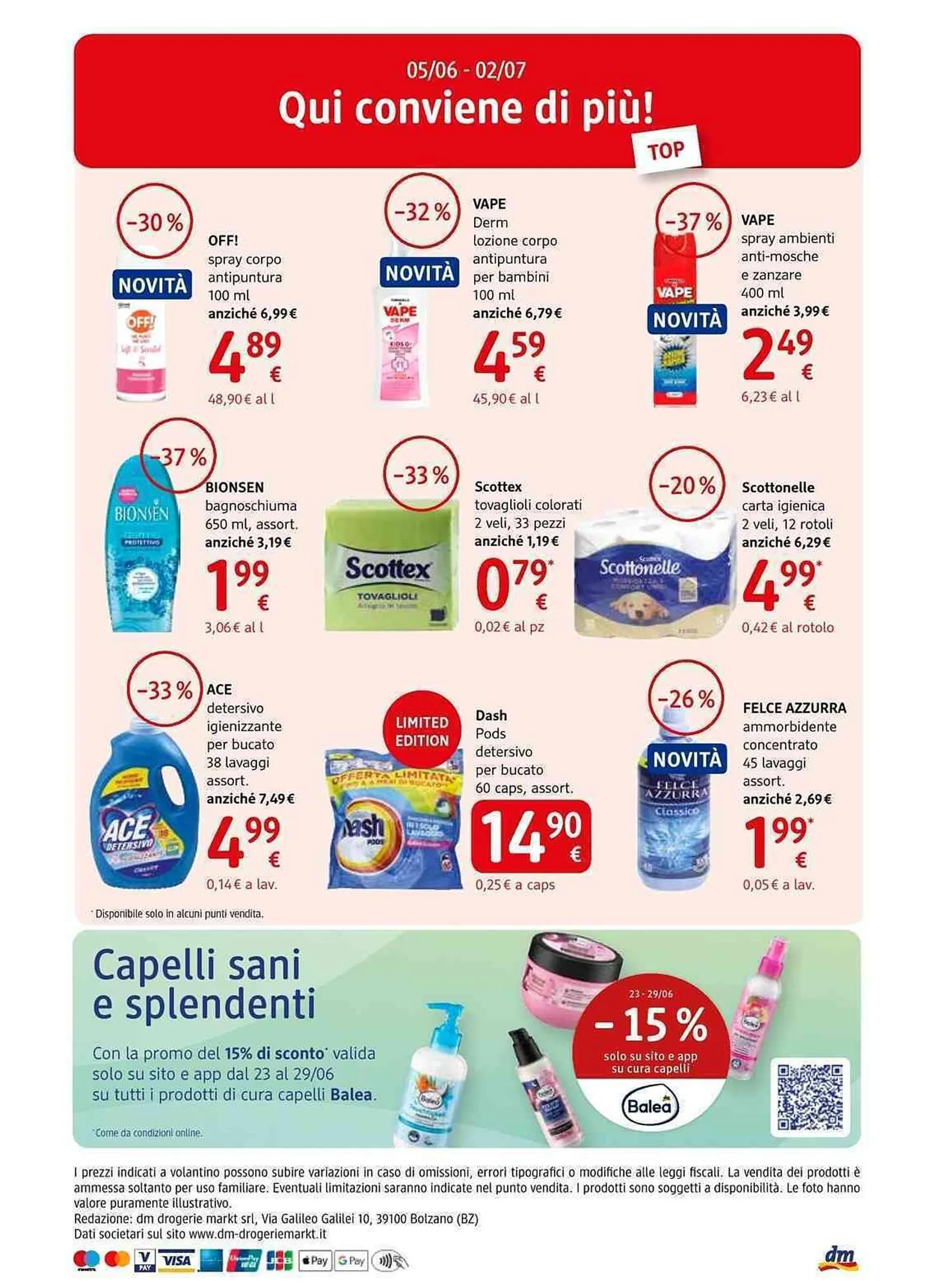 Volantino dm drogerie markt da 5 giugno a 2 luglio di 2025 - Pagina del volantino 16