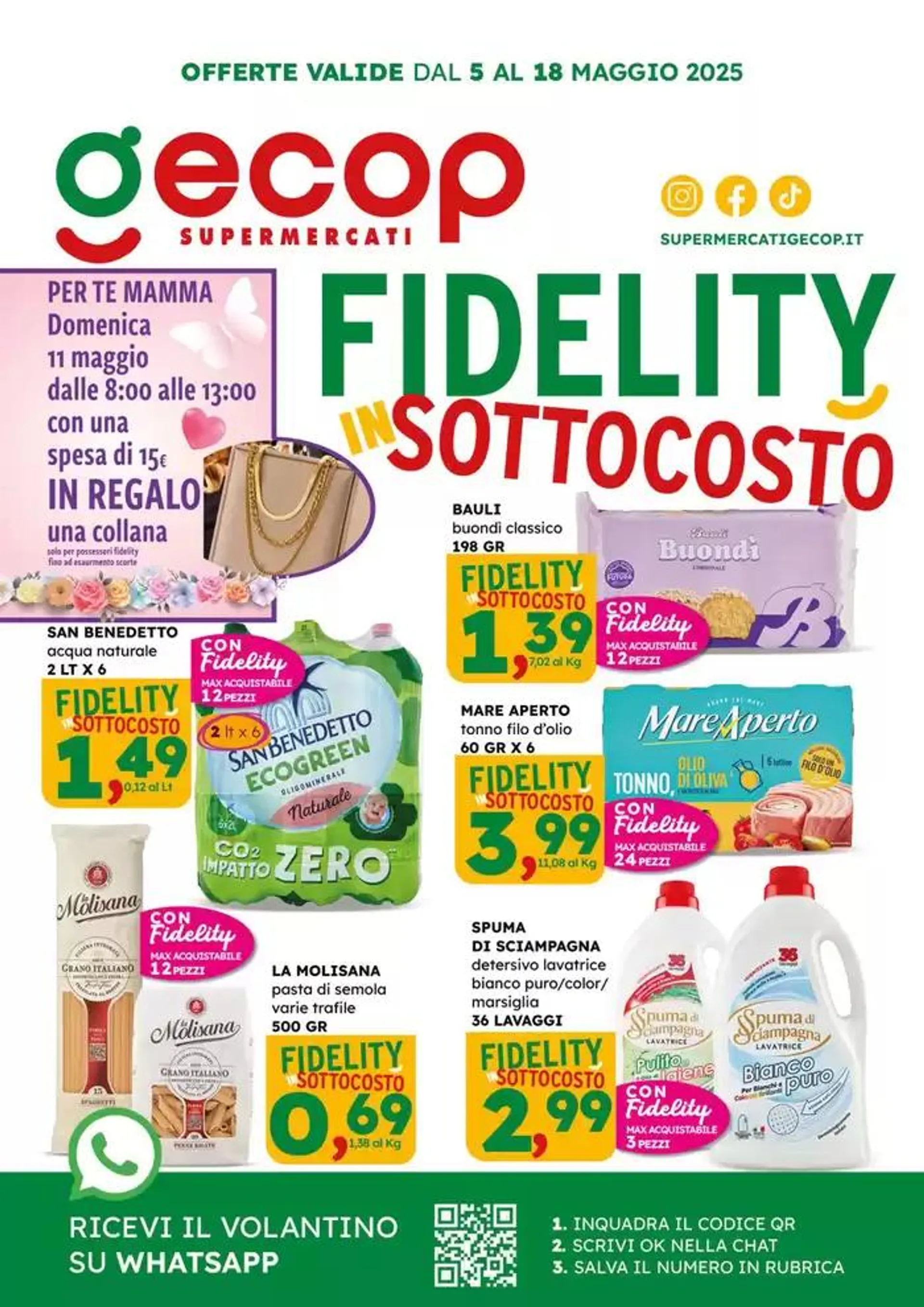 Fidelity in sottocosto da 5 maggio a 18 maggio di 2025 - Pagina del volantino 1