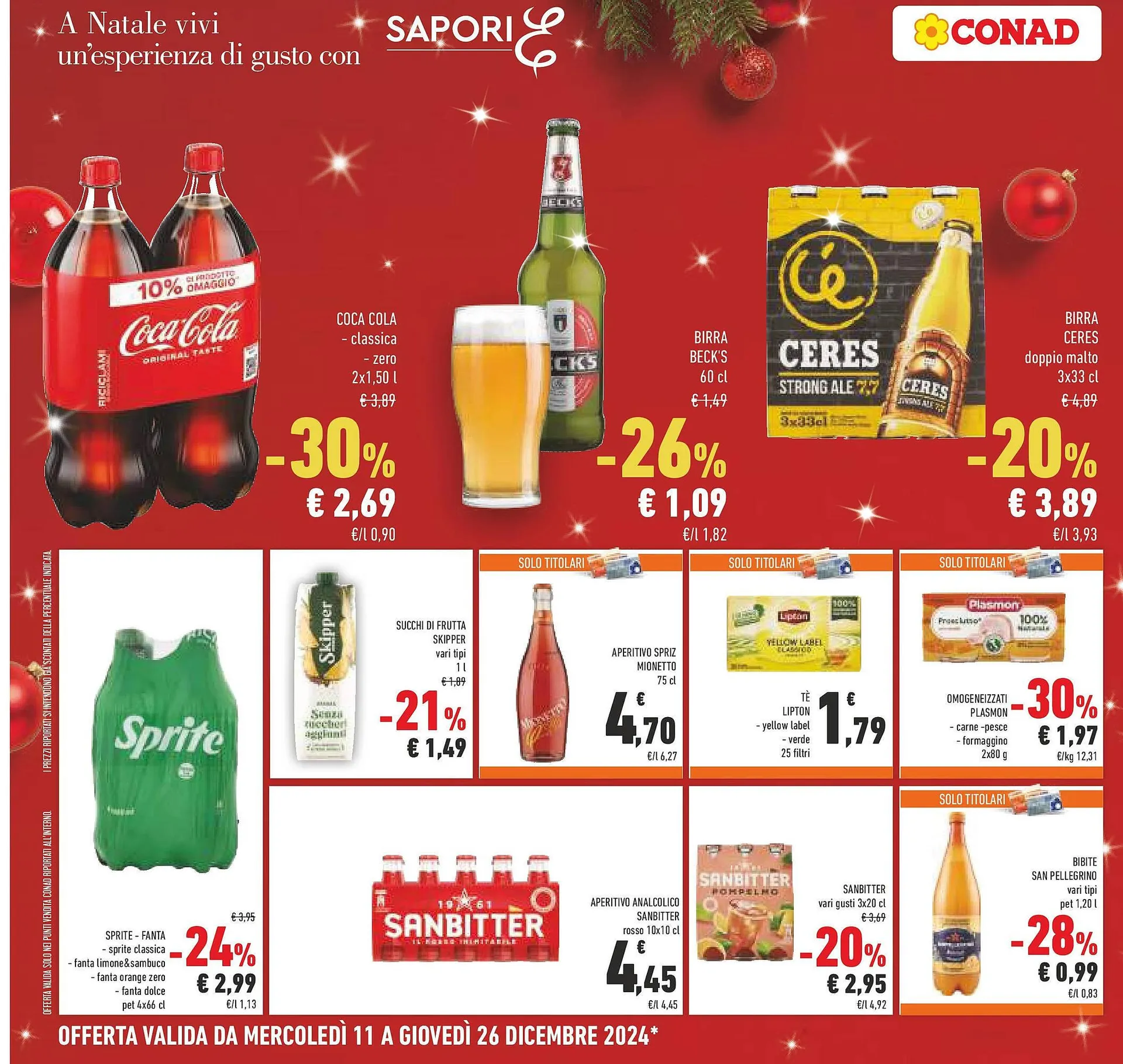 Volantino Conad da 10 dicembre a 26 dicembre di 2024 - Pagina del volantino 32