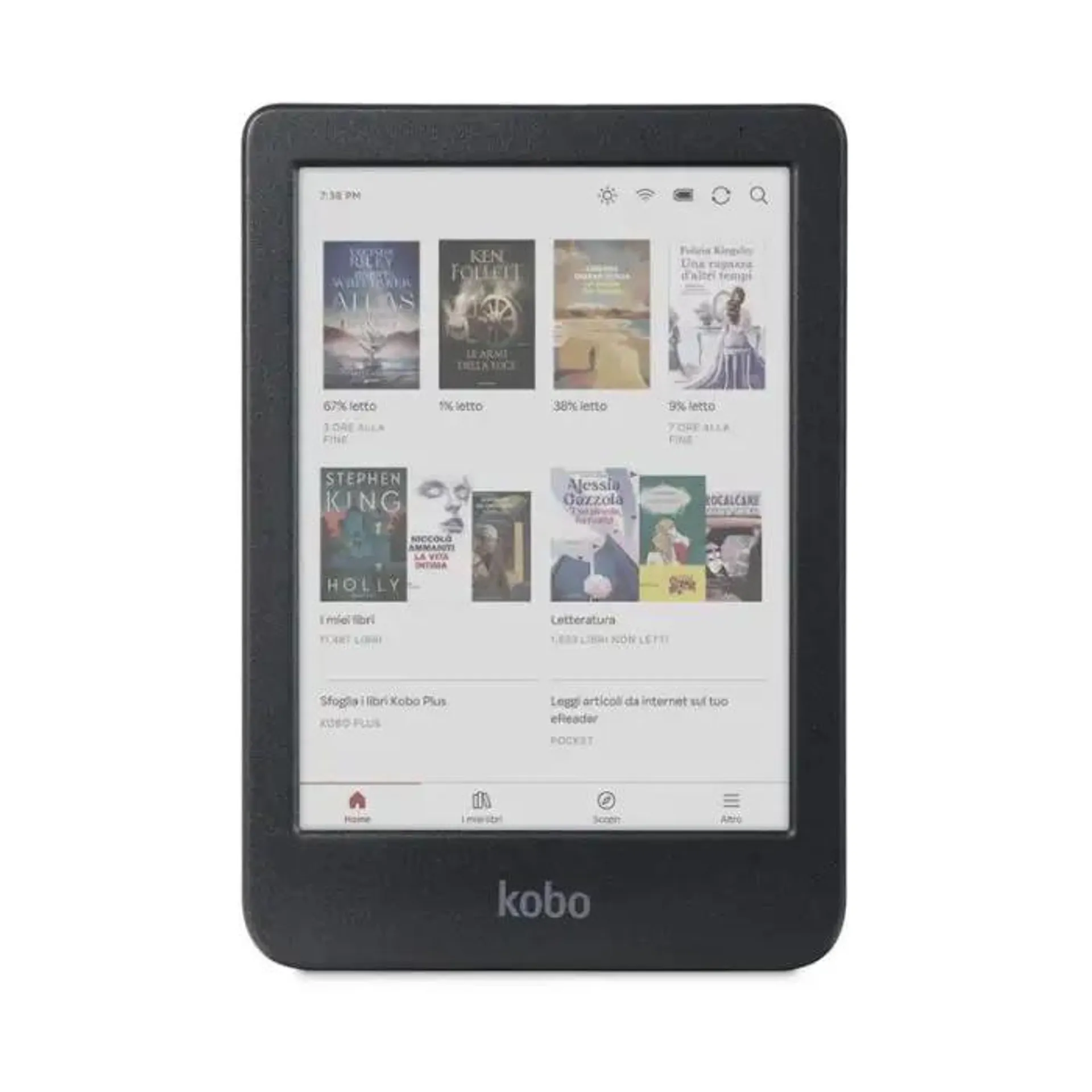 Rakuten kobo clara colour lettore e-book touch screen 16 gb wi-fi nero