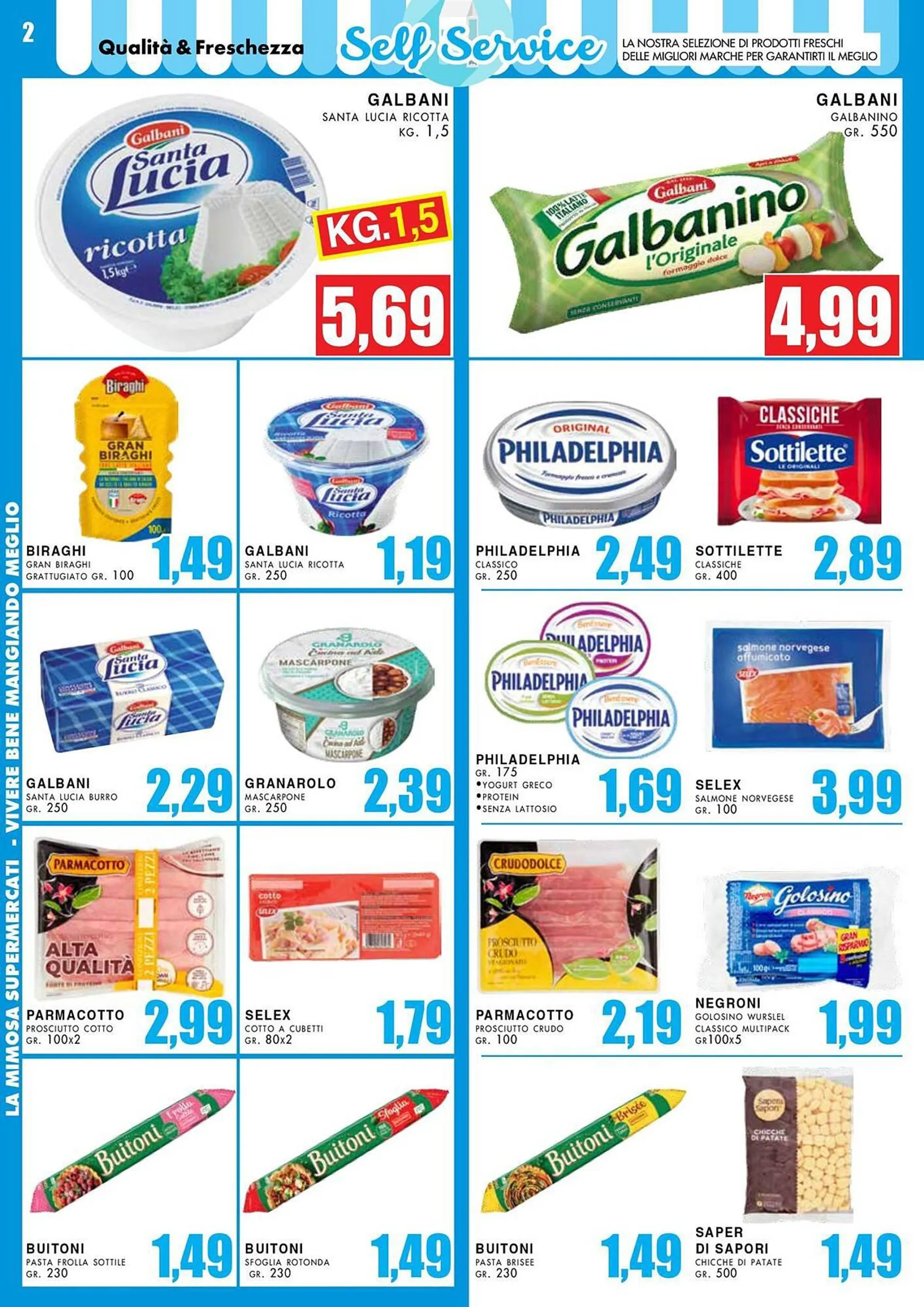 Volantino La Mimosa Supermercati da 18 marzo a 1 aprile di 2024 - Pagina del volantino 2