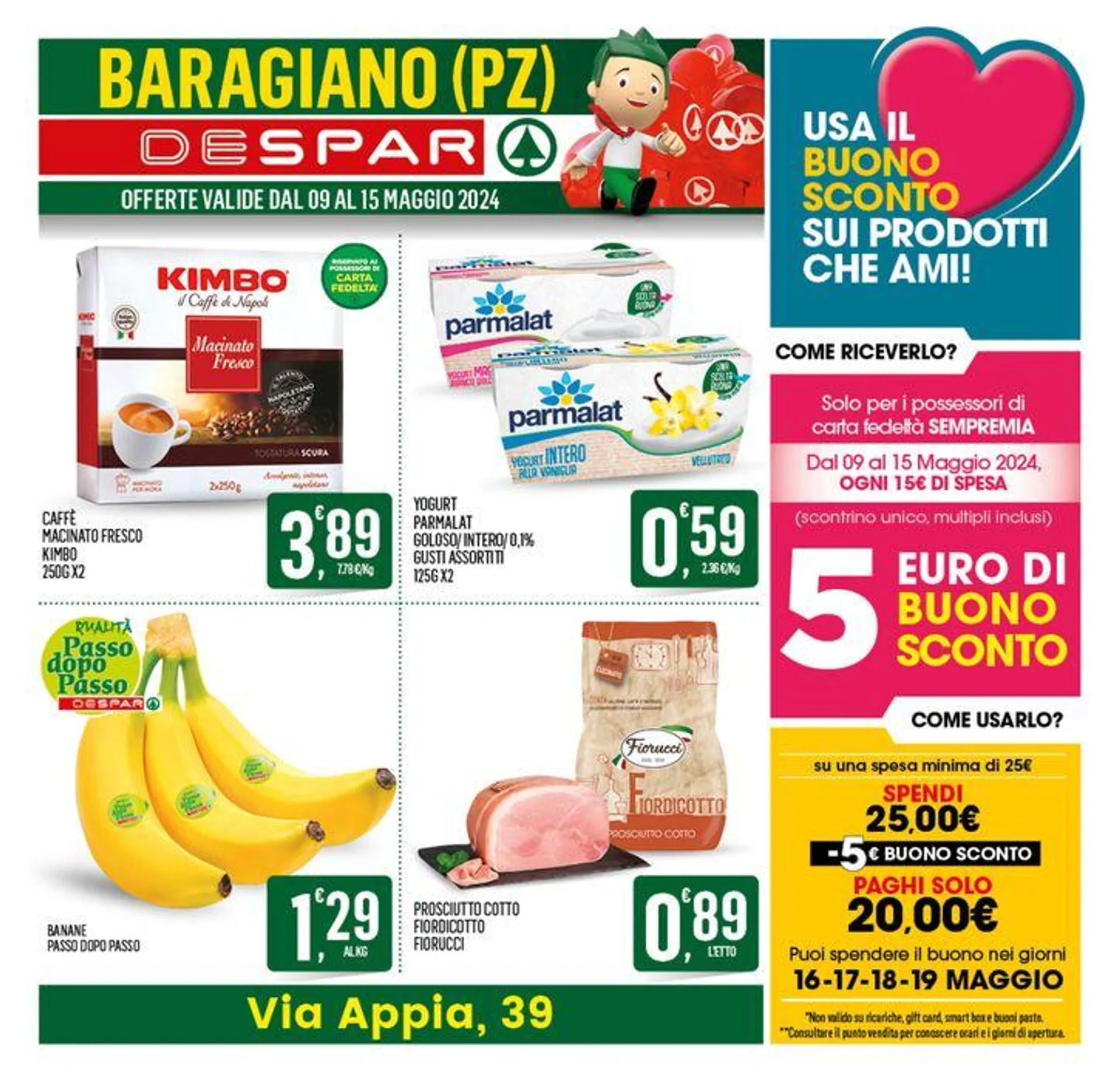 5 euro di buono sconto  - 1