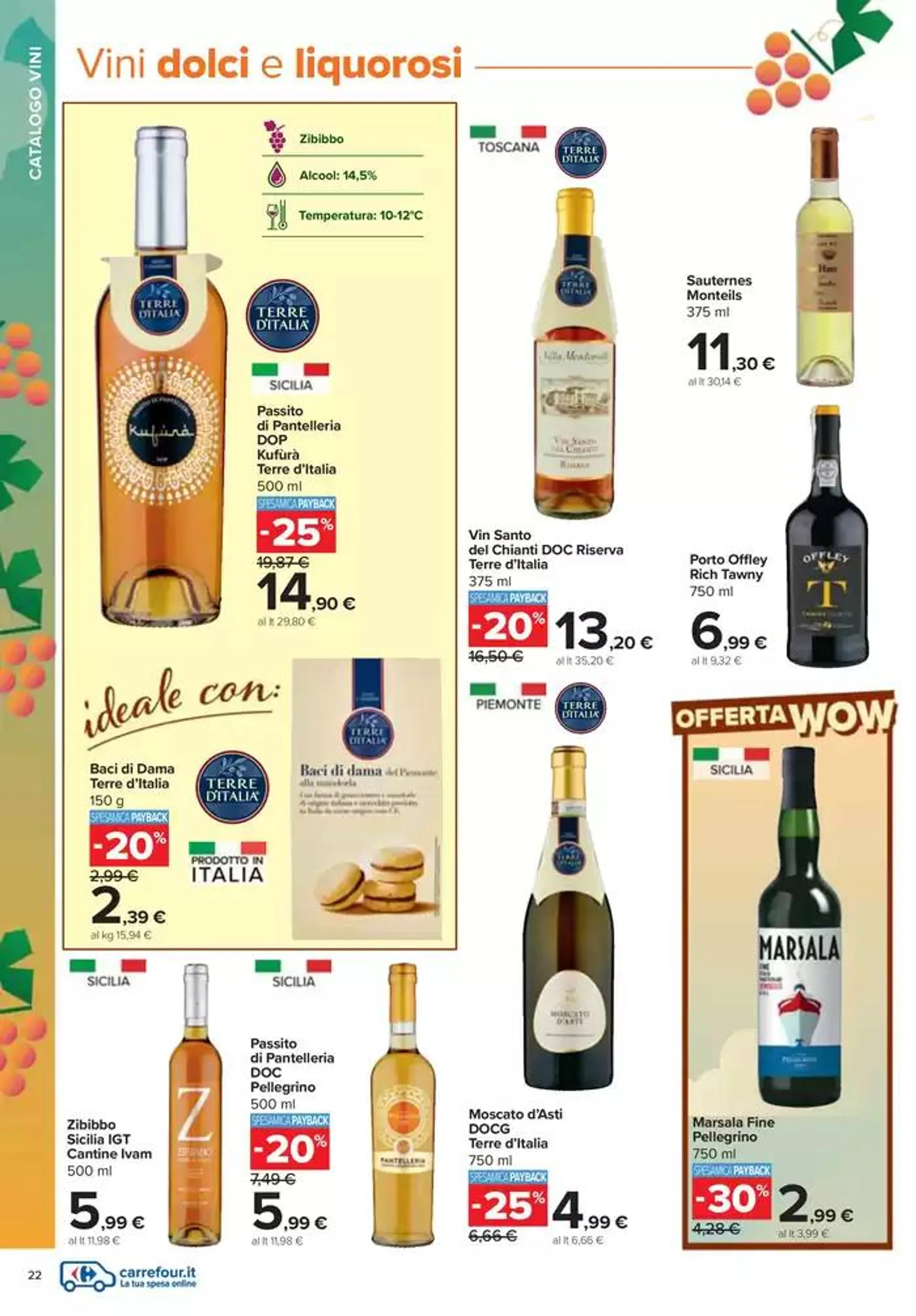 Catalogo vini  da 7 ottobre a 10 novembre di 2024 - Pagina del volantino 22