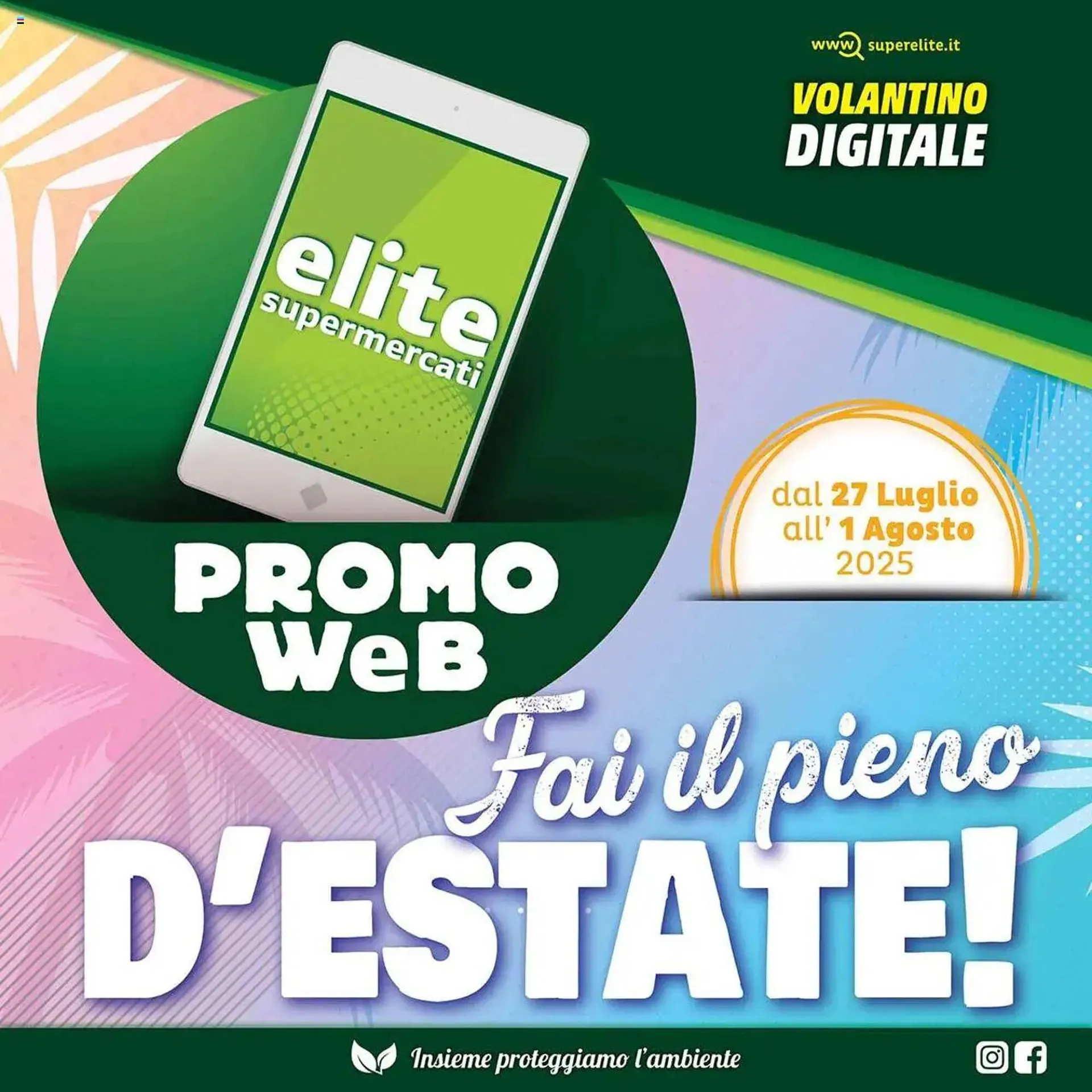 Volantino Elite da 27 luglio a 1 agosto di 2025 - Pagina del volantino 1