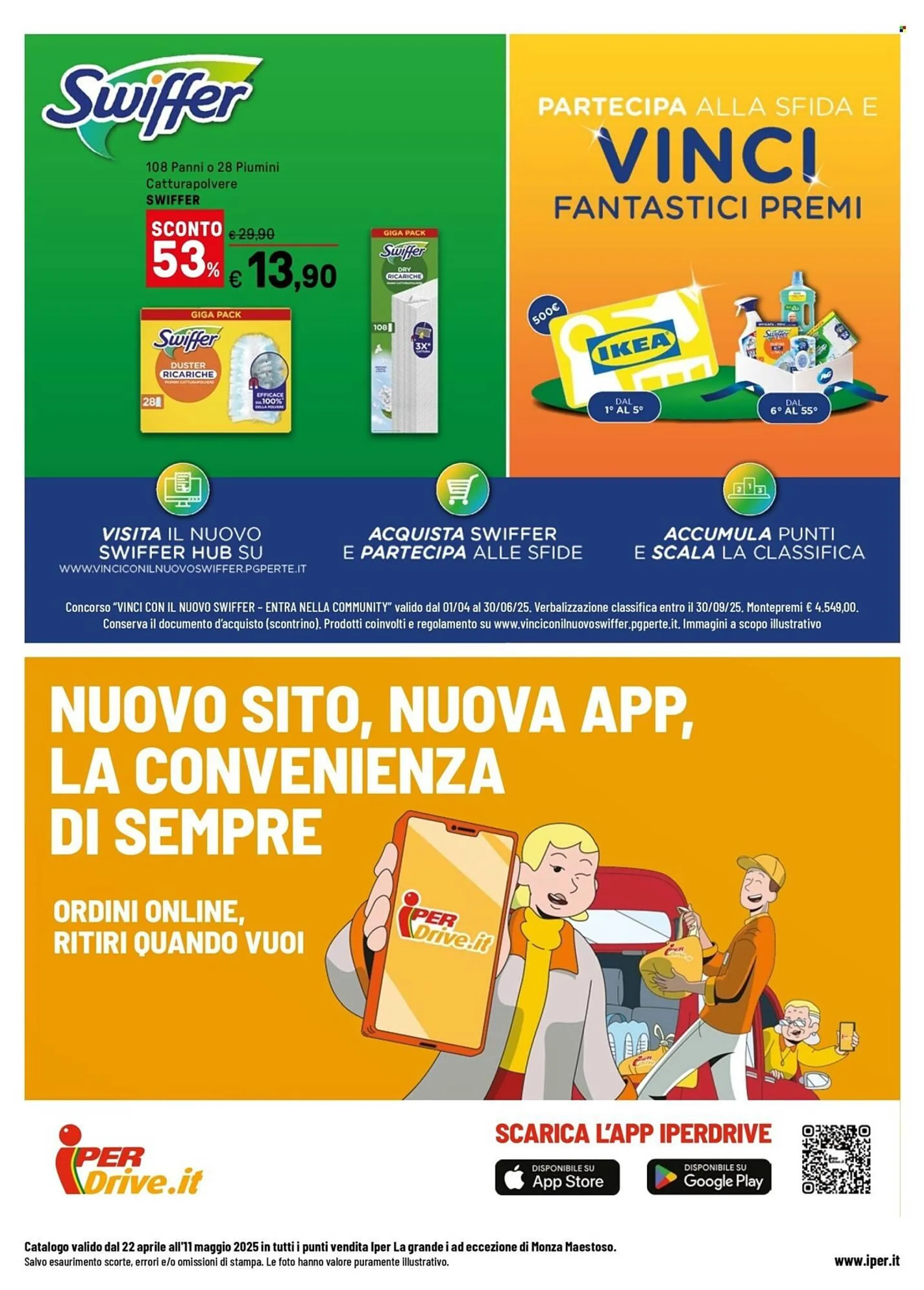Volantino Iper La Grande da 22 aprile a 11 maggio di 2025 - Pagina del volantino 16