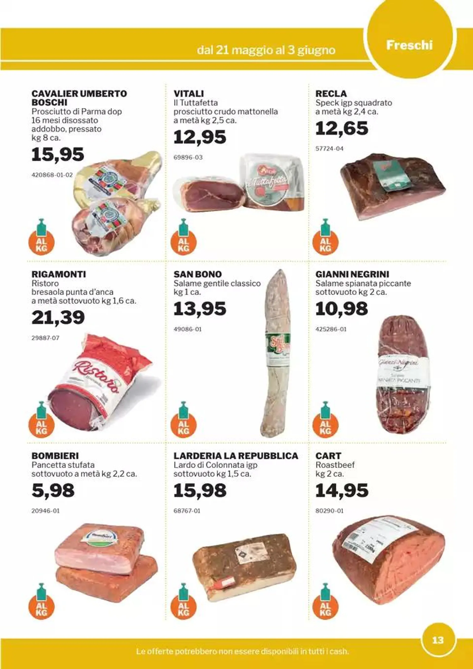 Prormozioni da 21 maggio a 3 giugno di 2025 - Pagina del volantino 13