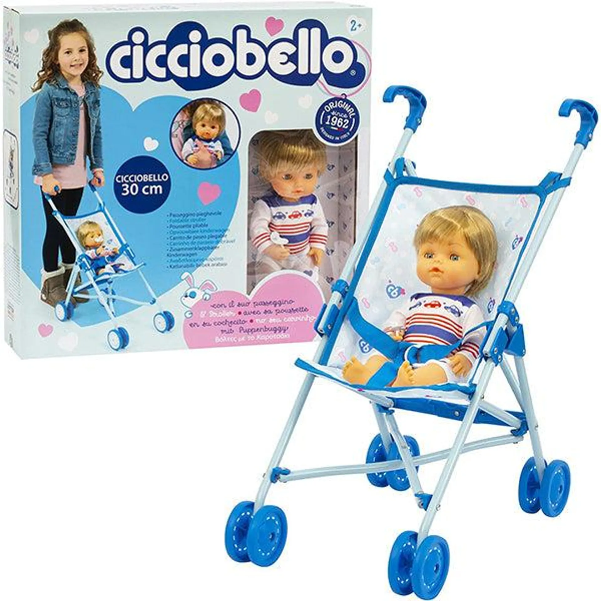 Cicciobello 30cm Con Passeggino Ccb95000