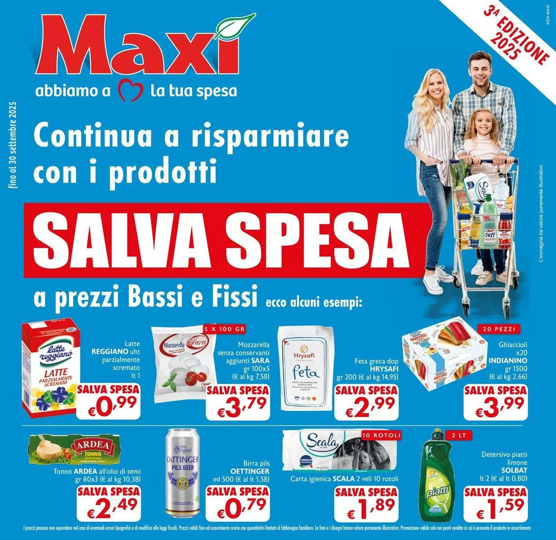 Volantino Maxi Supermercati da 3 luglio a 30 settembre di 2025 - Pagina del volantino 1