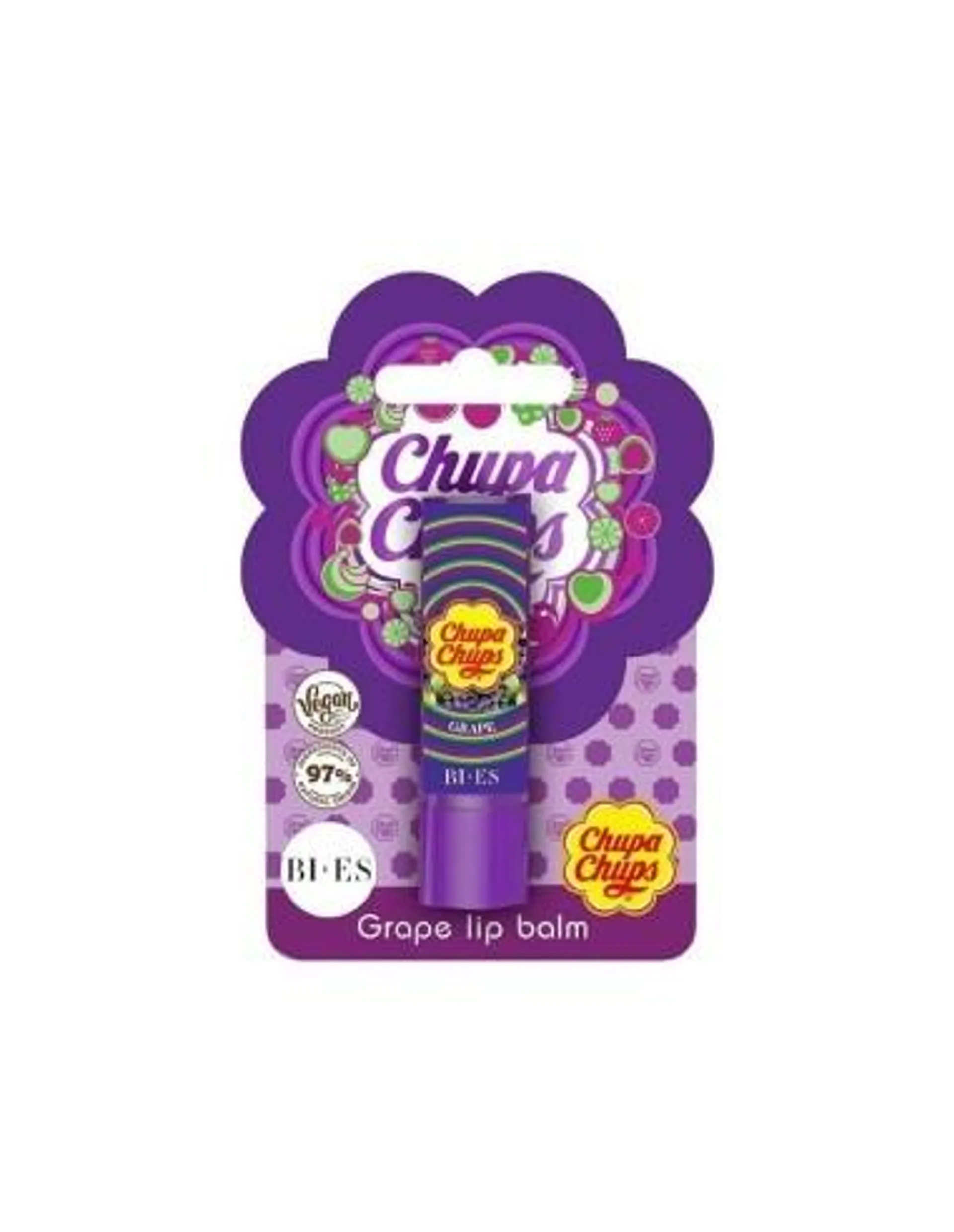 CHUPA CHUPS LIP BALM GRAPES VEGAN