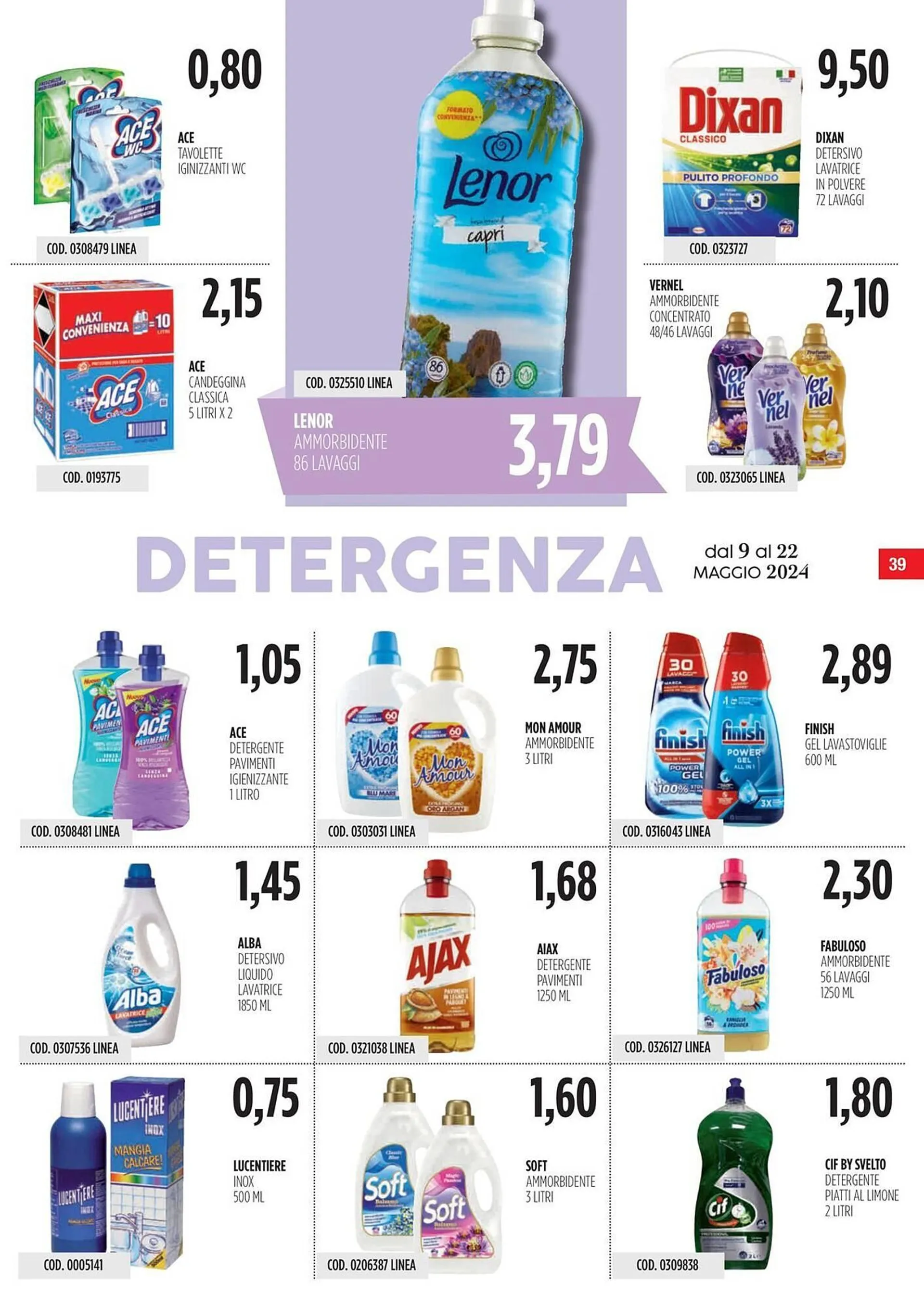 Volantino Carico Cash & Carry da 9 maggio a 22 maggio di 2024 - Pagina del volantino 39