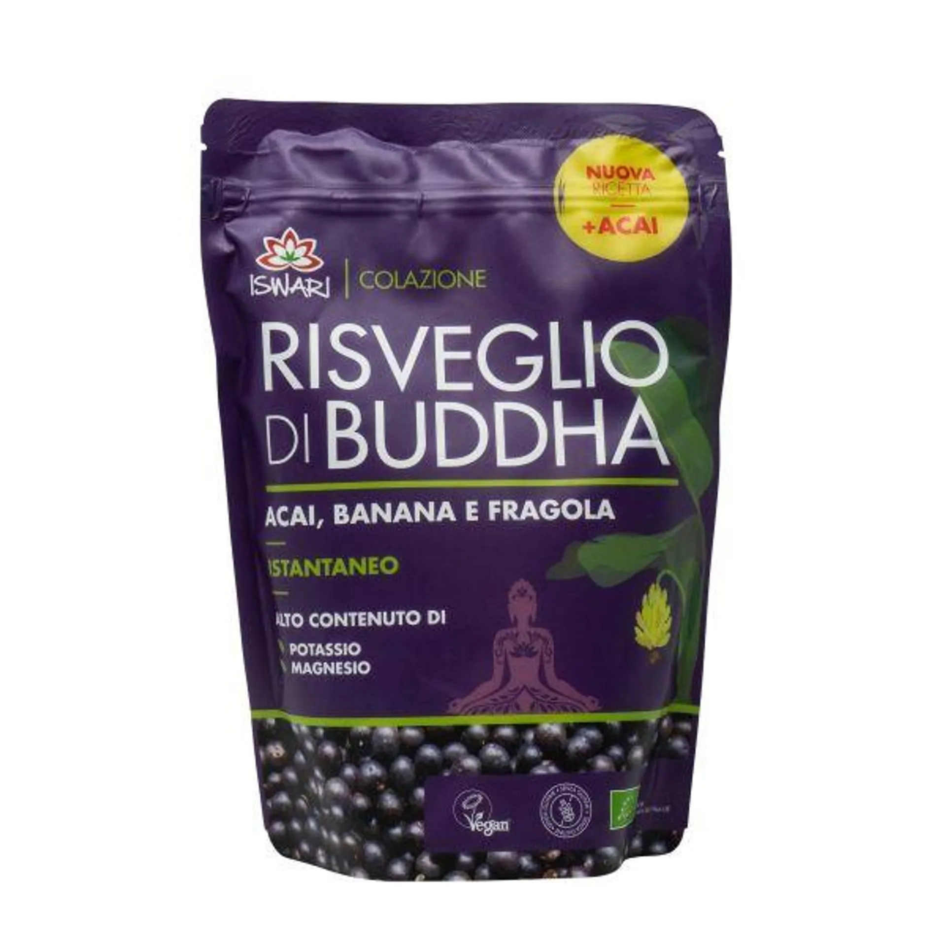 Risveglio di Buddha Acai, Banana E Fragola Iswari 360 G