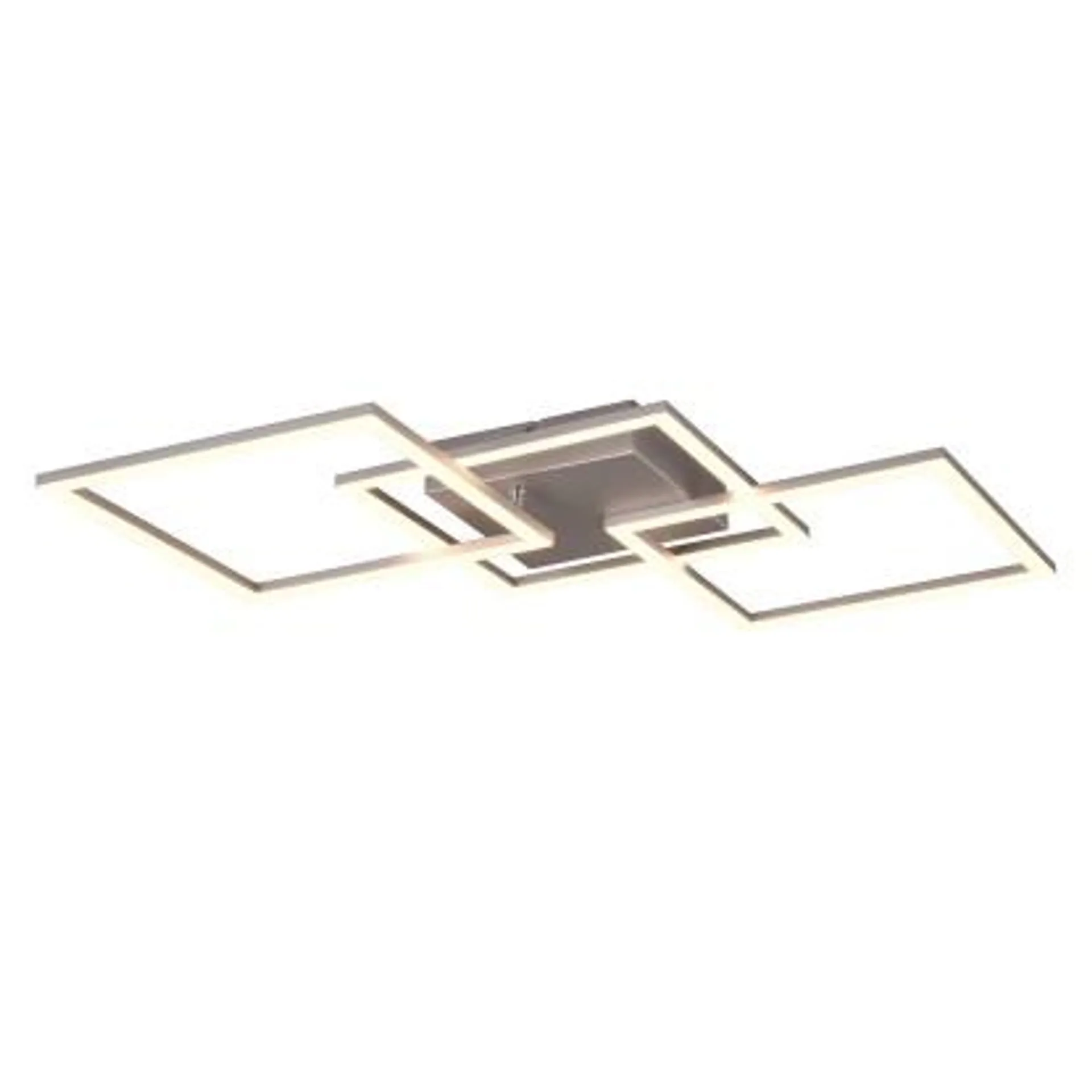 Plafoniera LED Trail 3800 lm bianco neutro 74x7x35 cm titano