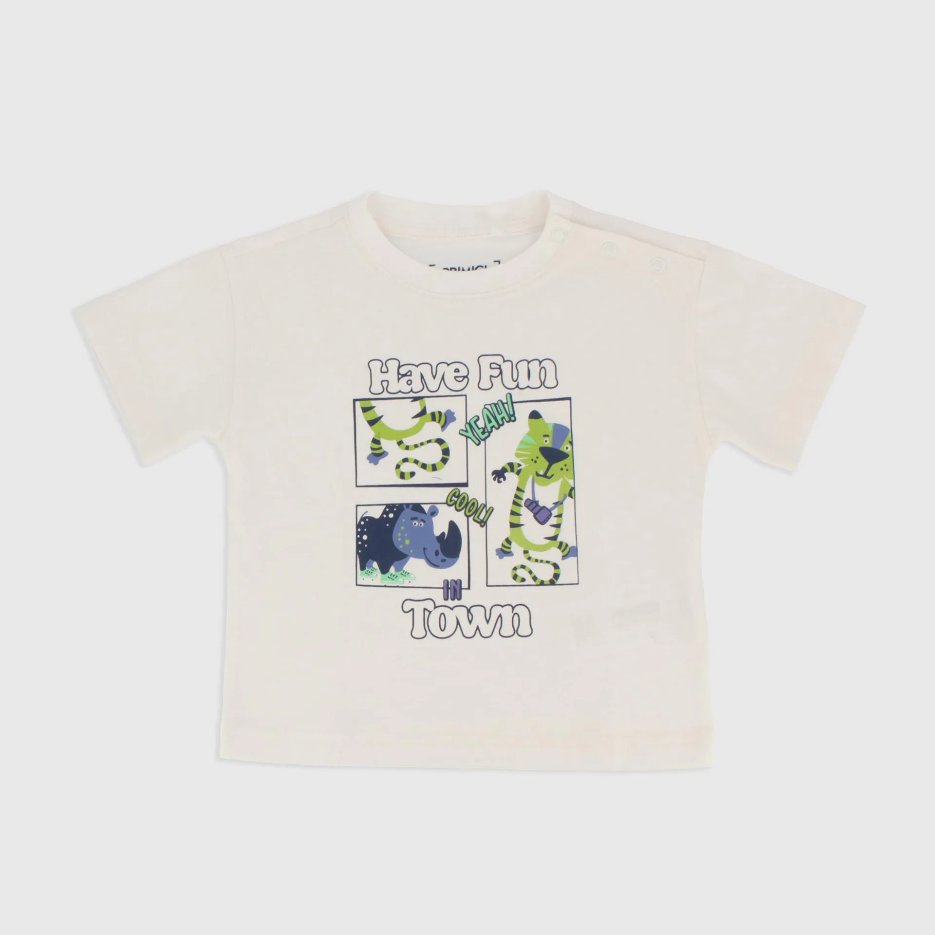 Maglietta oversize in jersey da Bambino, BIANCO