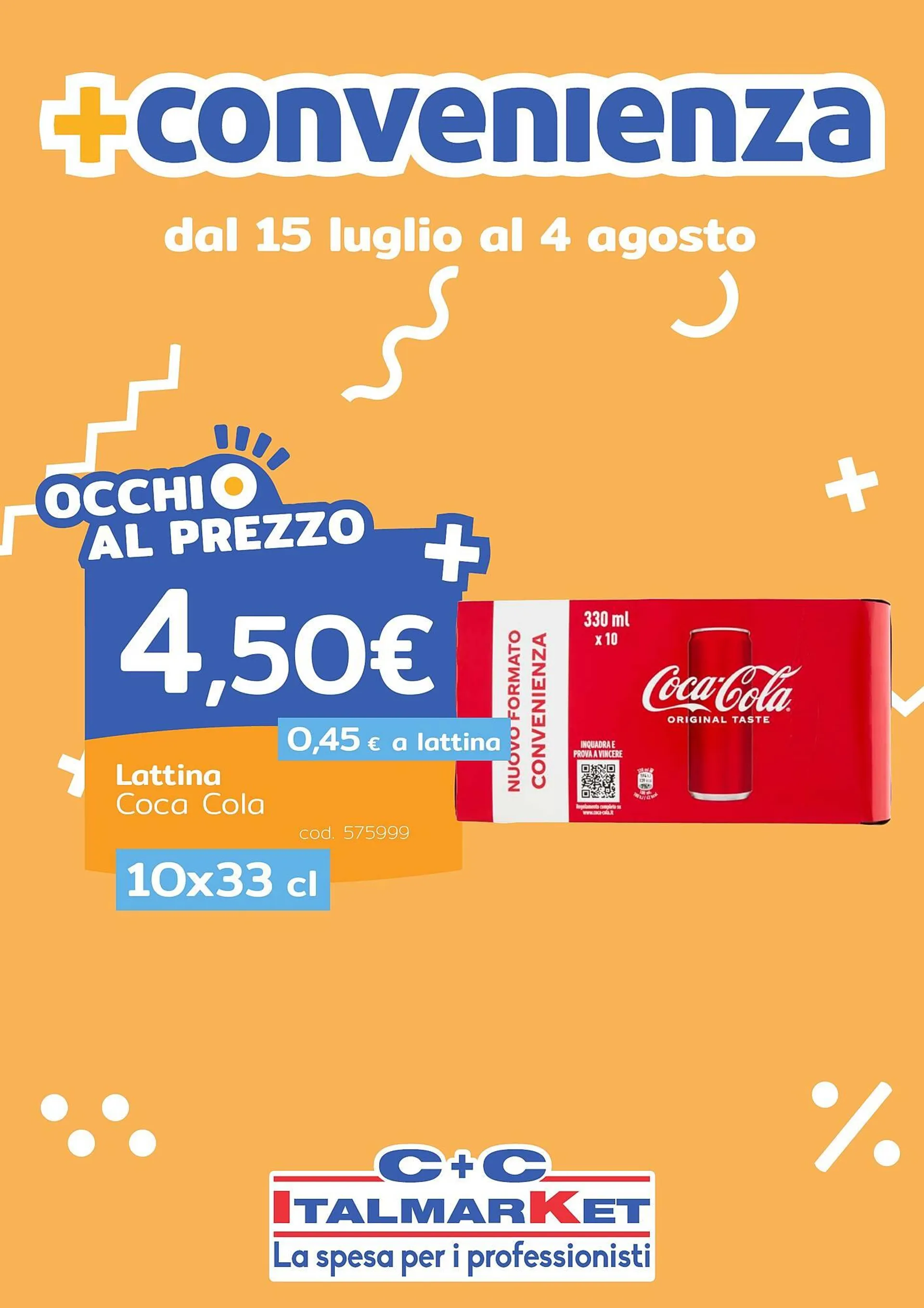 Volantino C+C Italmarket da 15 luglio a 4 agosto di 2025 - Pagina del volantino 1