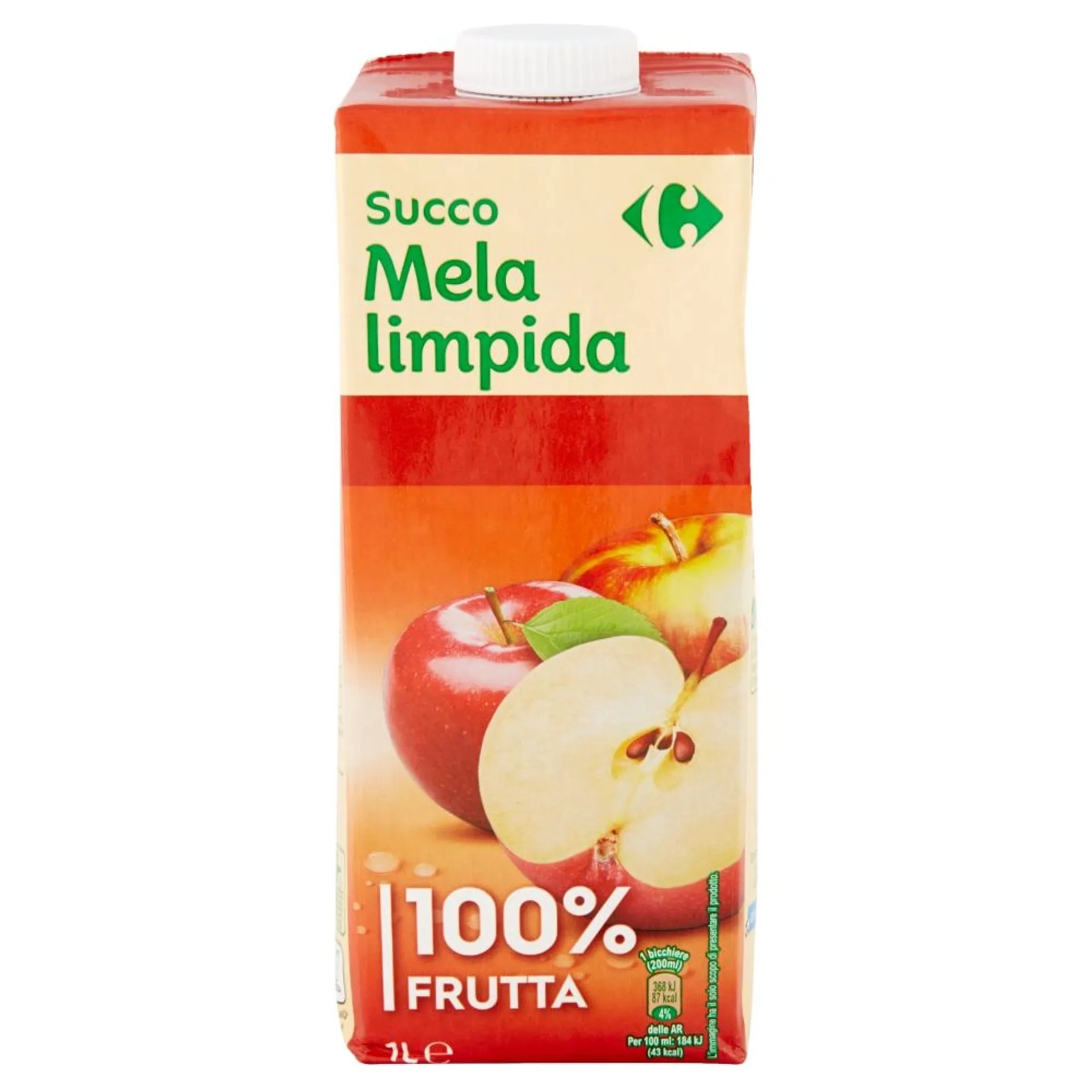 Carrefour Succo Mela limpida 1 L