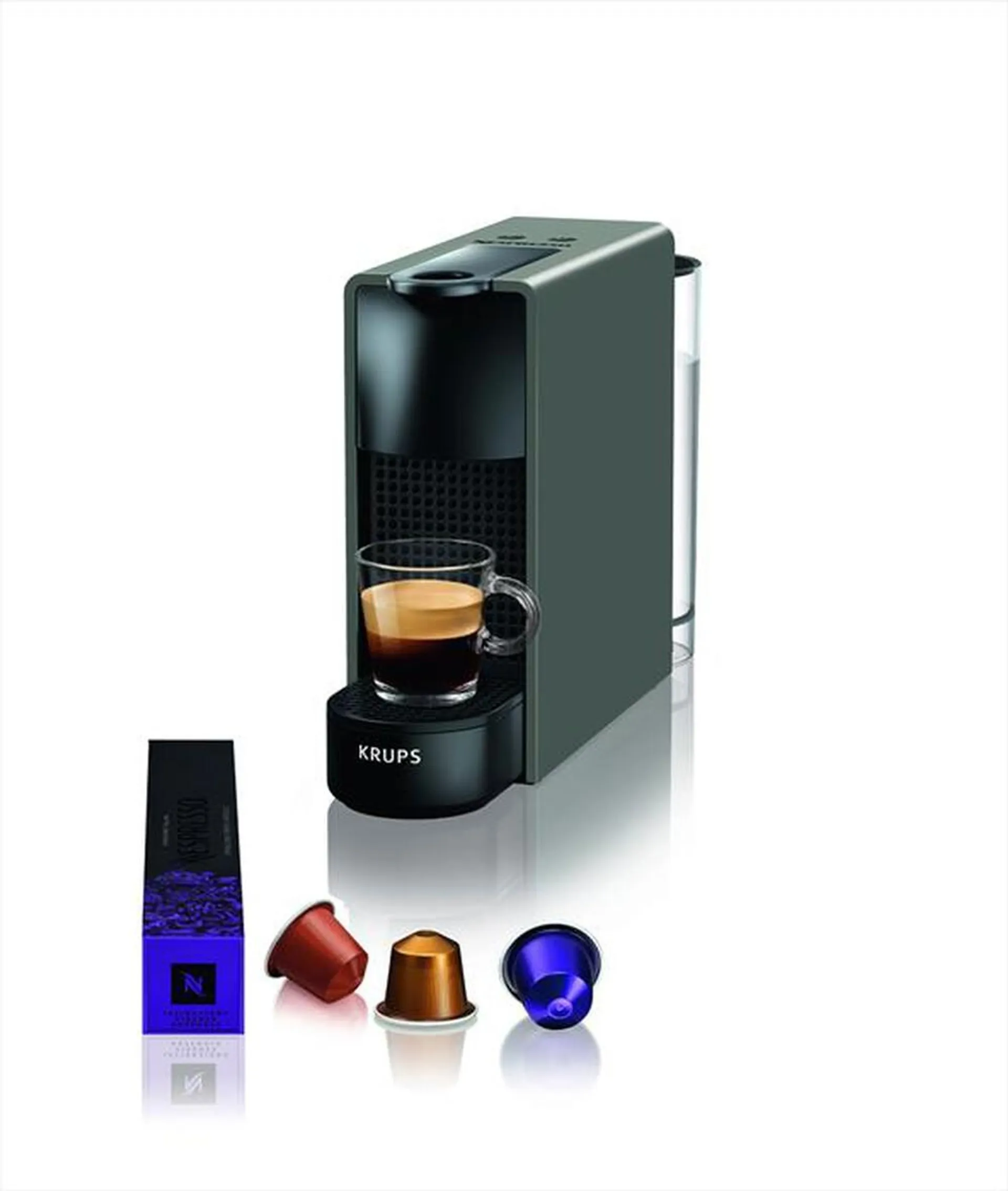 KRUPS - XN110BK Essenza Mini Nespresso-Intense Grey