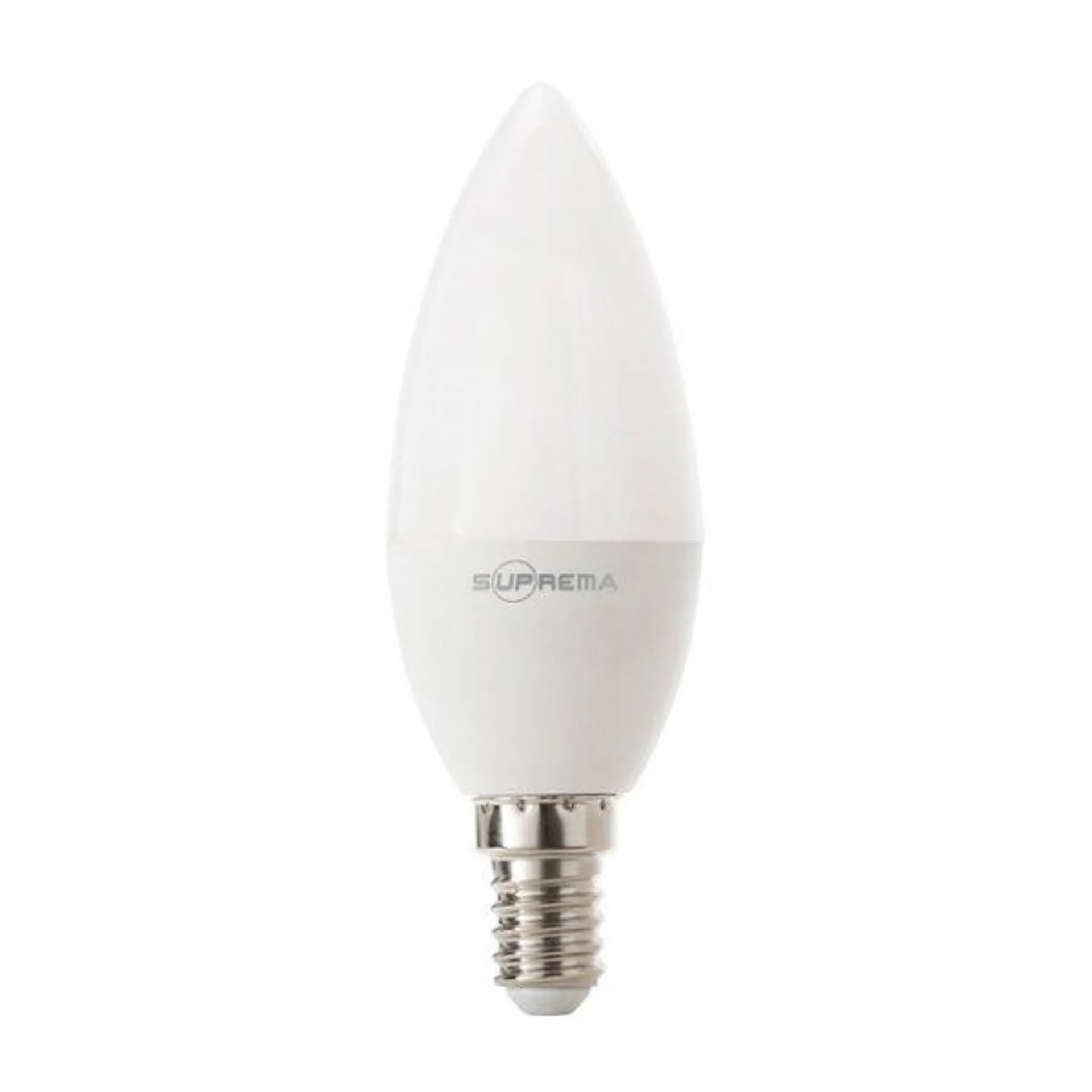 8W/60W LAMPADA LED OLIVA E14 EQU. 60W LUCE BIANCA