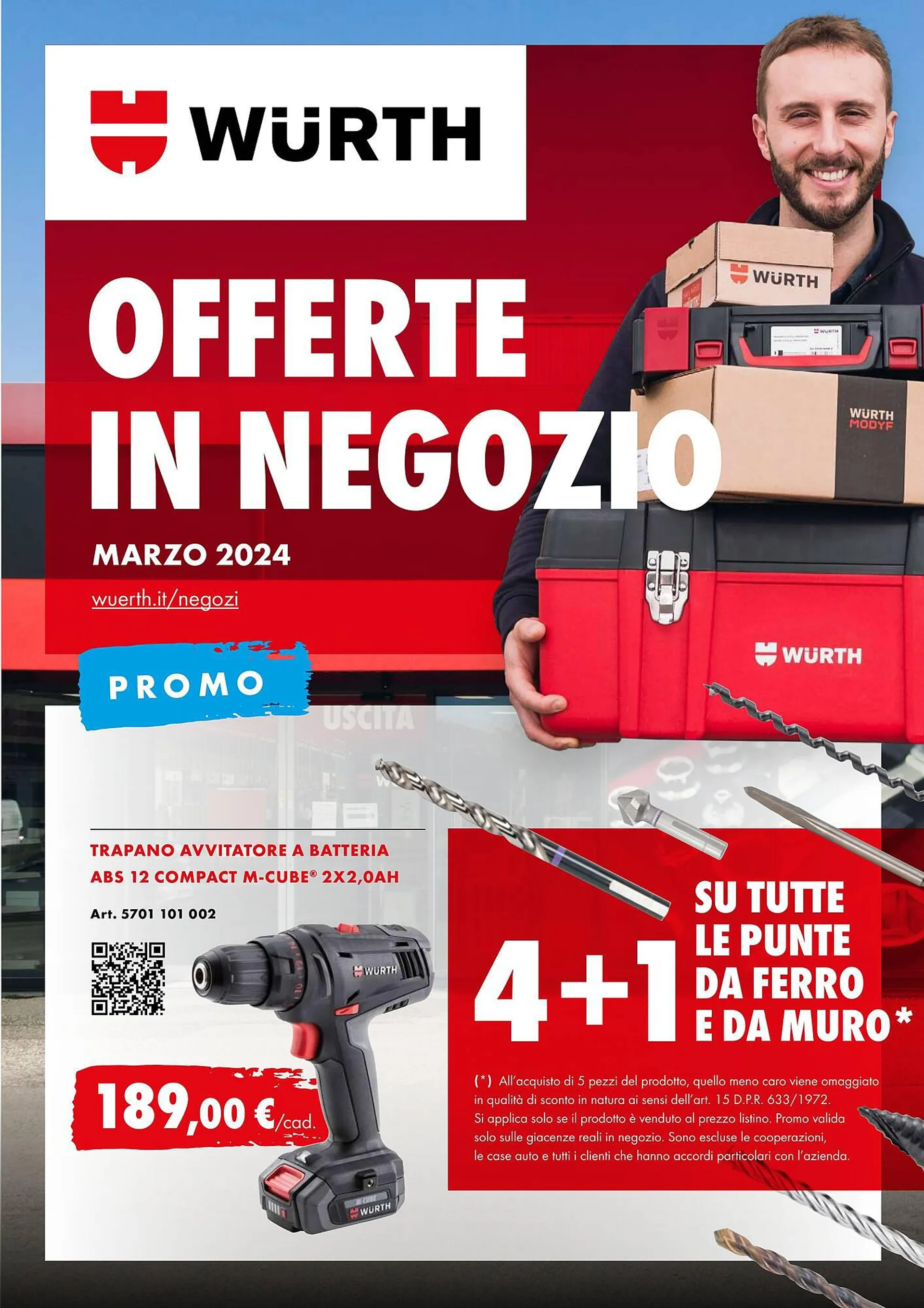 Volantino Würth da 1 marzo a 30 marzo di 2024 - Pagina del volantino 1