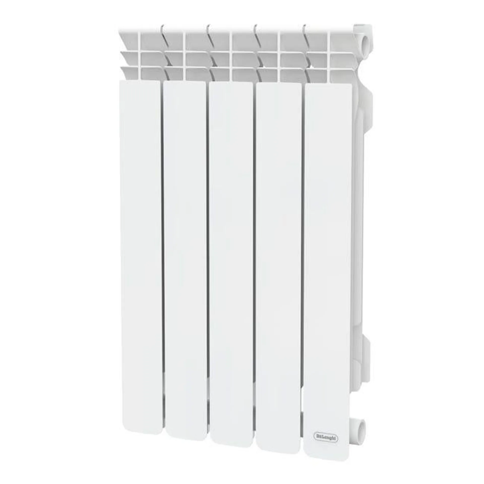 Radiatore acqua calda DE'LONGHI Marvys in alluminio, 5 elementi interasse 600 cm, bianco