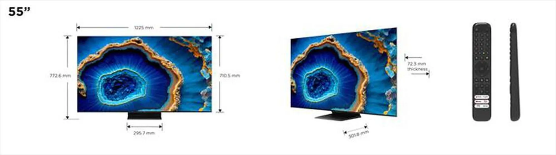 TCL - Smart TV LED UHD 4K 55" 55C805-Black