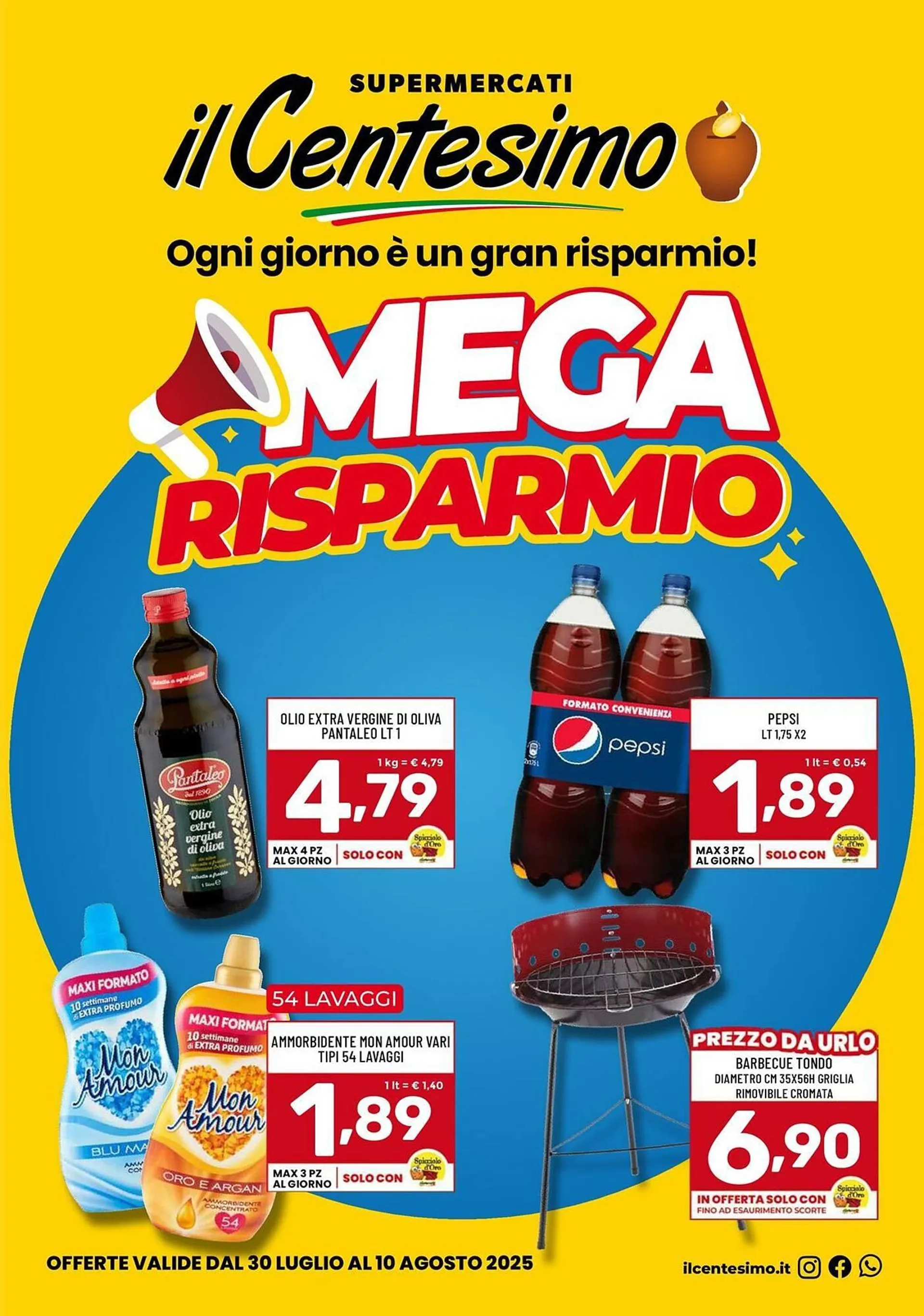 Volantino Il Centesimo da 30 luglio a 10 agosto di 2025 - Pagina del volantino 1